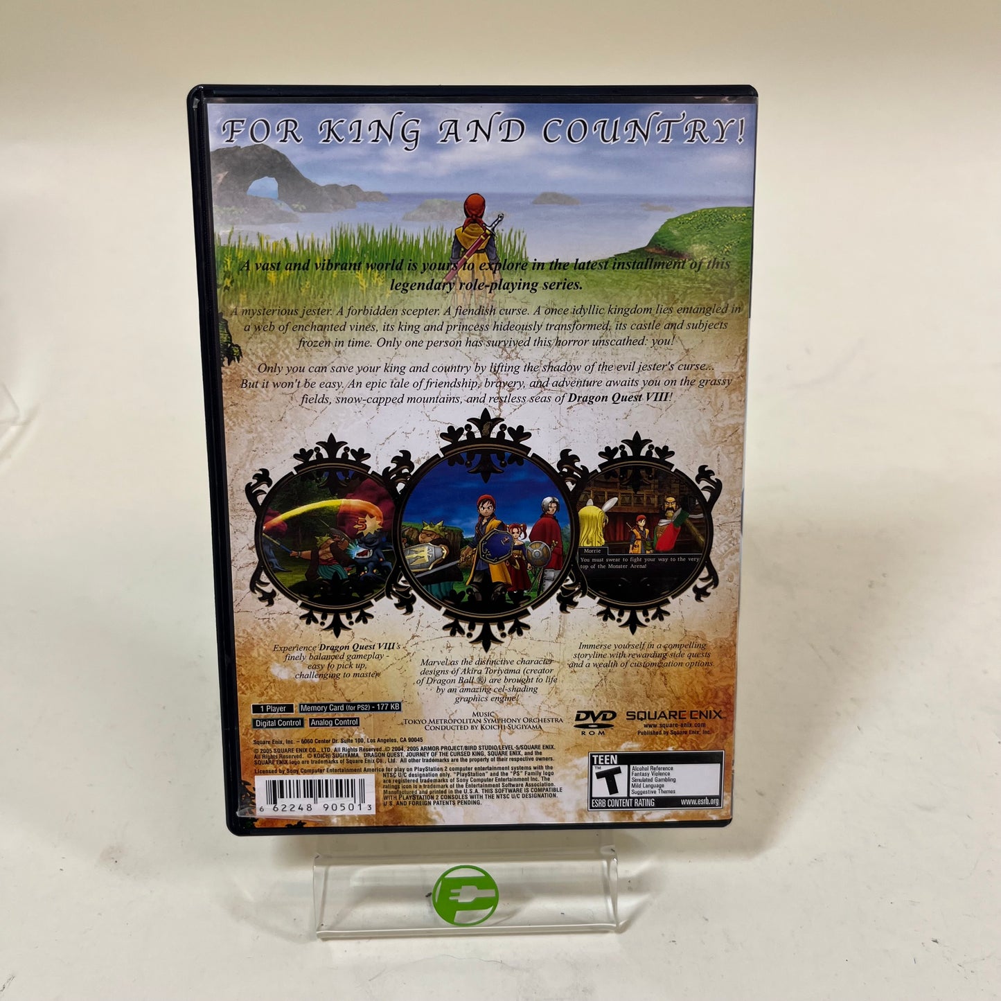 Dragon Quest VIII Journey of the Cursed King (Sony PlayStation 2 PS2, 2004)
