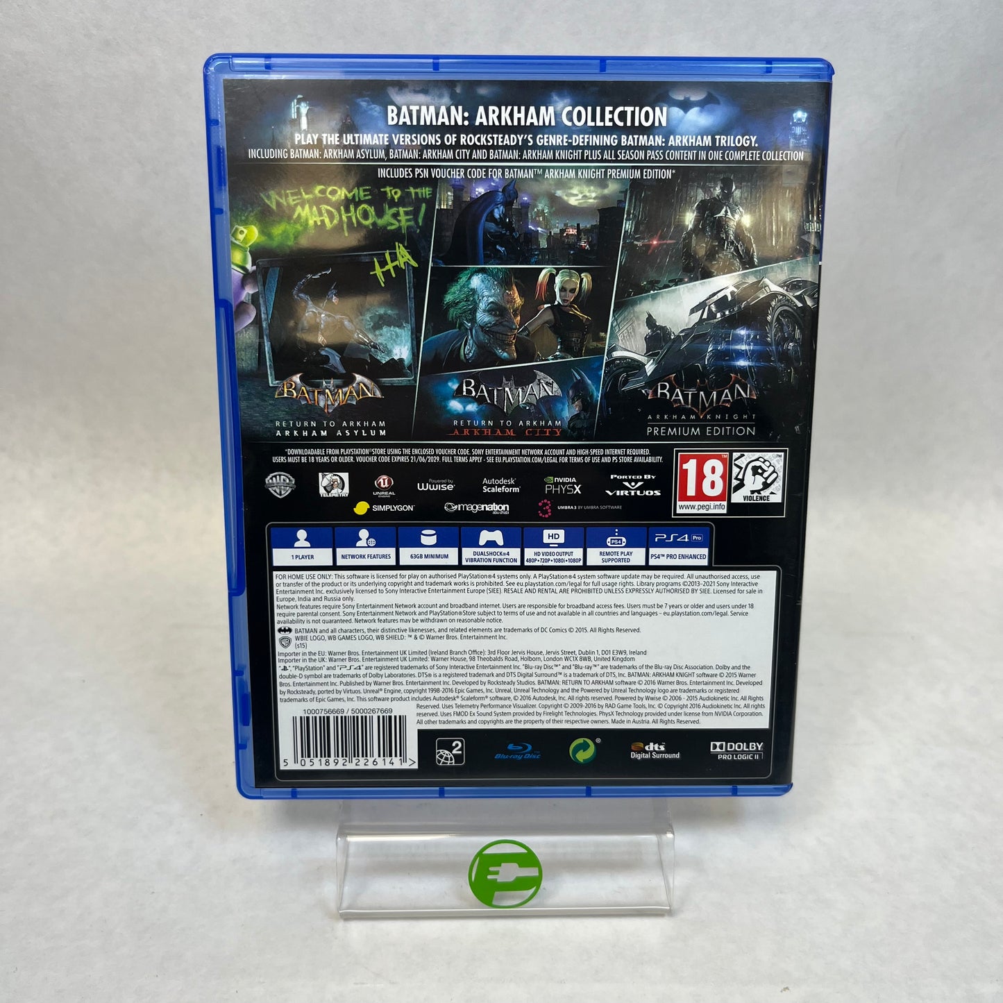 Batman Arkham Collection (Sony PlayStation 4 PS4, 2018)