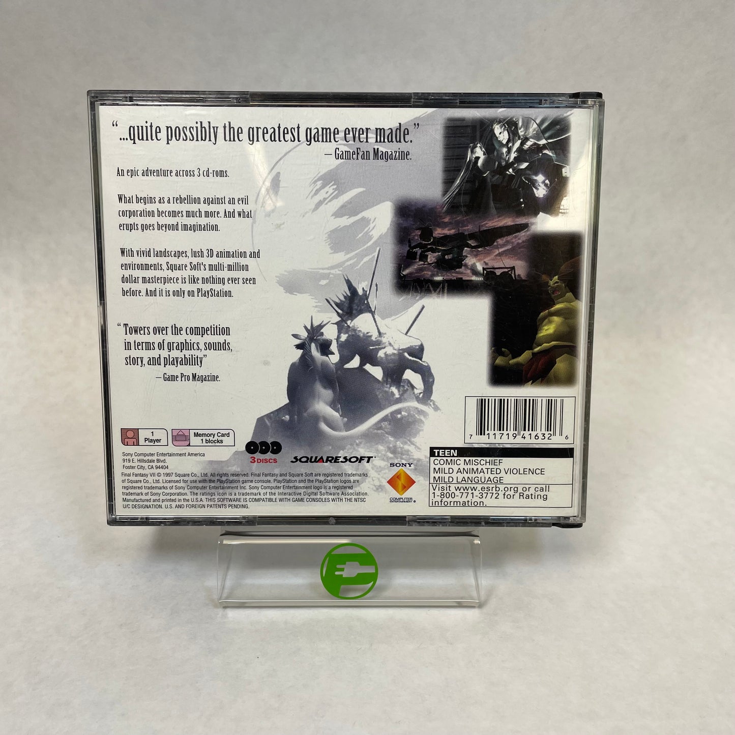 Final Fantasy VII (Sony PlayStation 1 PS1, 1997)