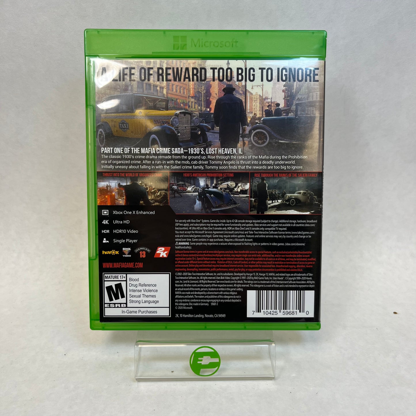 Mafia Definitive Edition (Microsoft Xbox One, 2020)