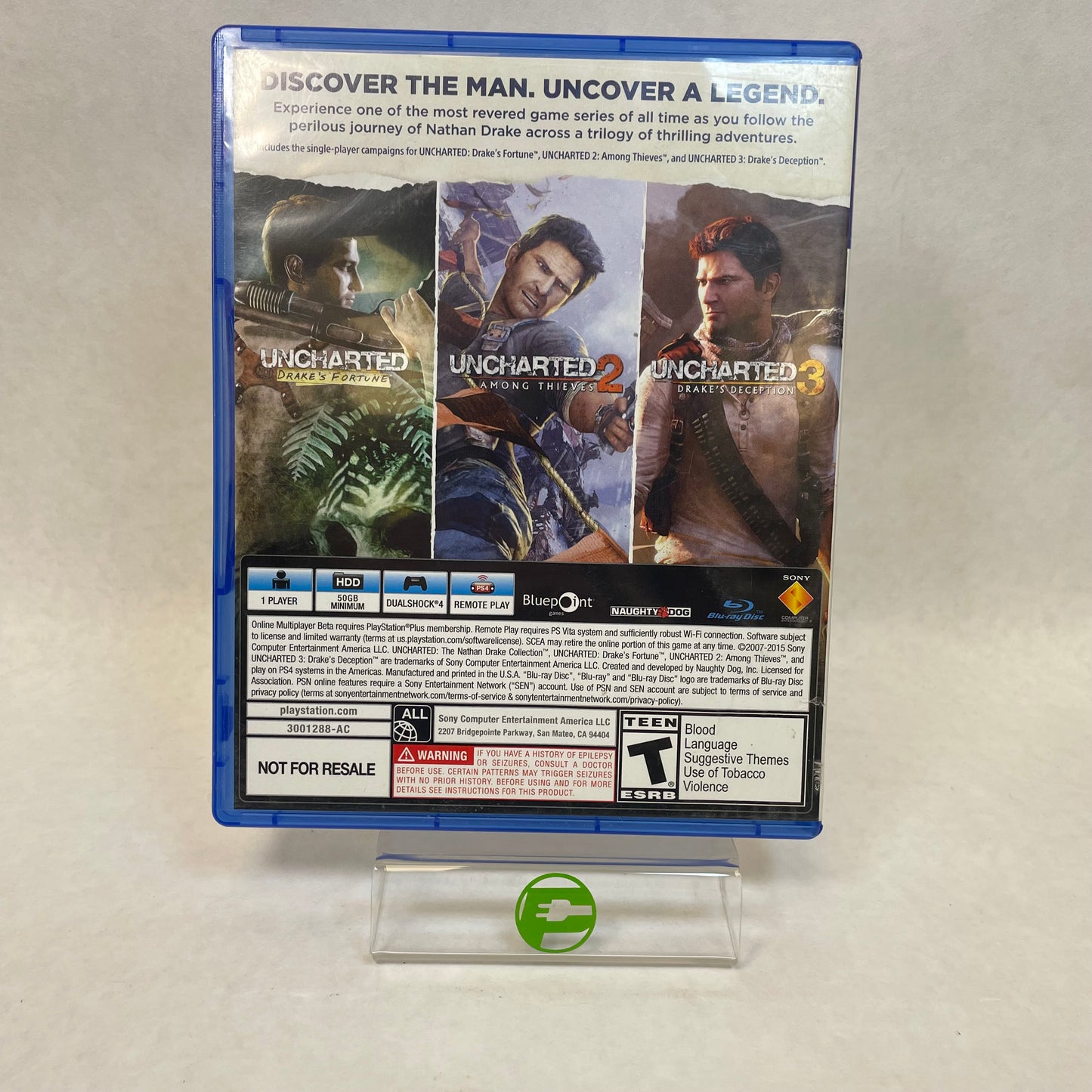 Uncharted The Nathan Drake Collection (Sony PlayStation 4 PS4, 2015)