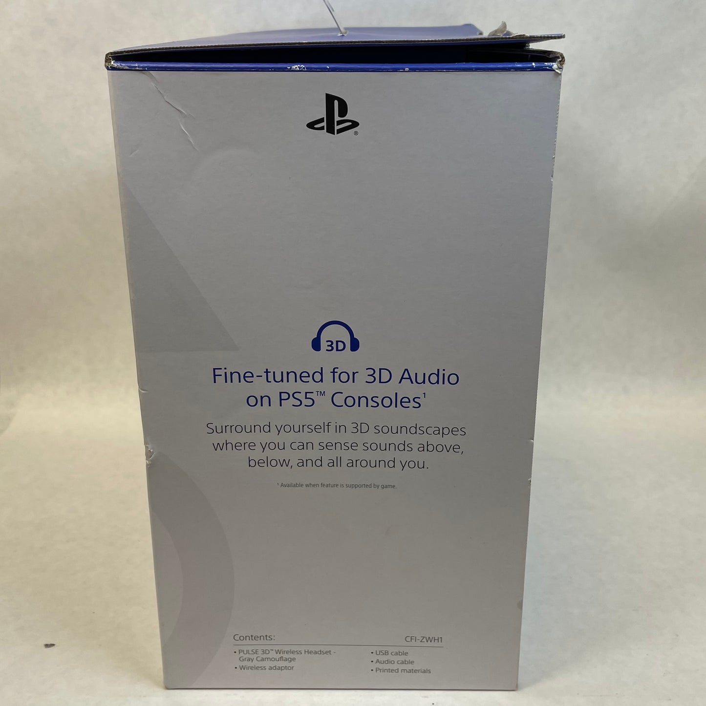 Sony Playstation 5 PS5 PULSE 3D Wireless Headset Gray Camo CFI-ZWH1