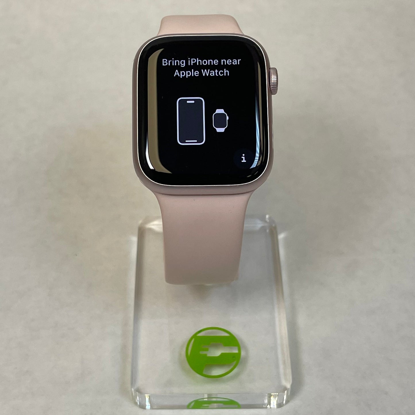 Unlocked Apple Watch Series 9 Rose Gold Aluminum Pink Sport Band 45MM MRML3LW/A