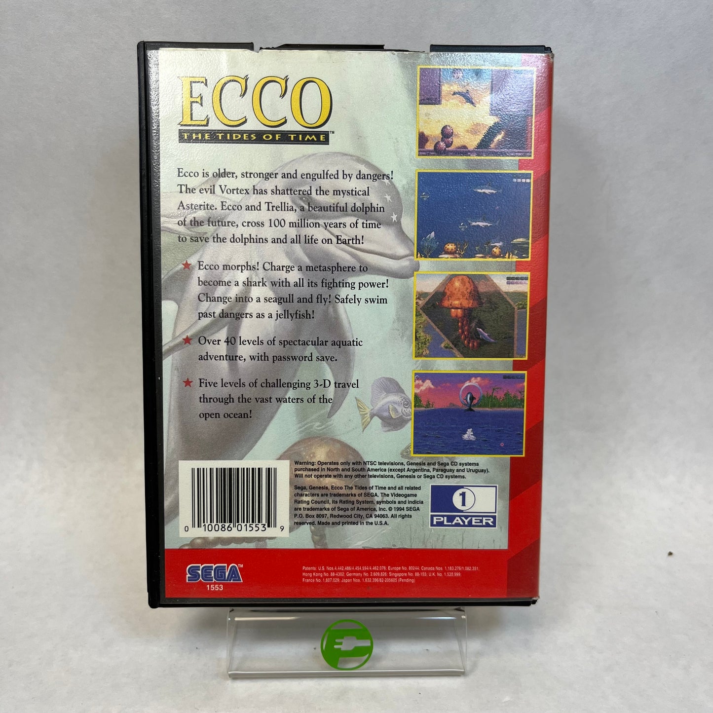 Ecco The Tides of Time (Sega Genesis, 1994)