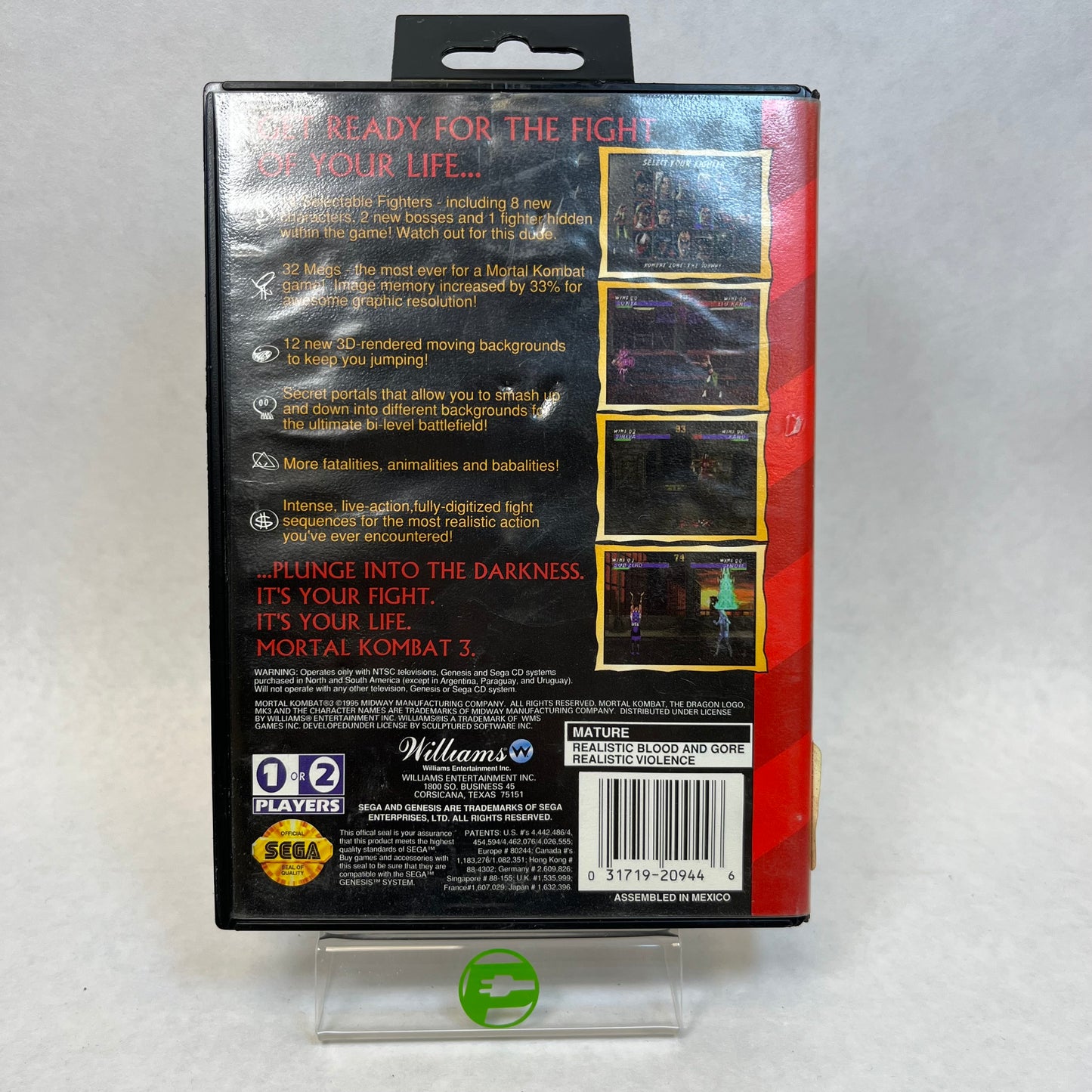 Mortal Kombat 3 (Sega Genesis, 1995)