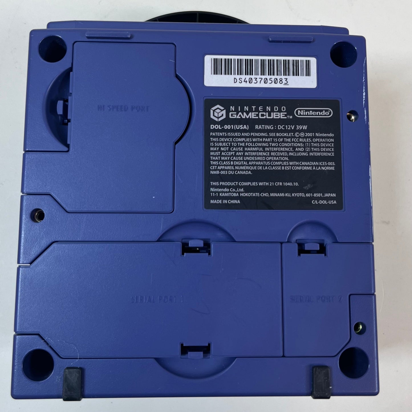Nintendo GameCube Video Game Console DOL-001 Indigo