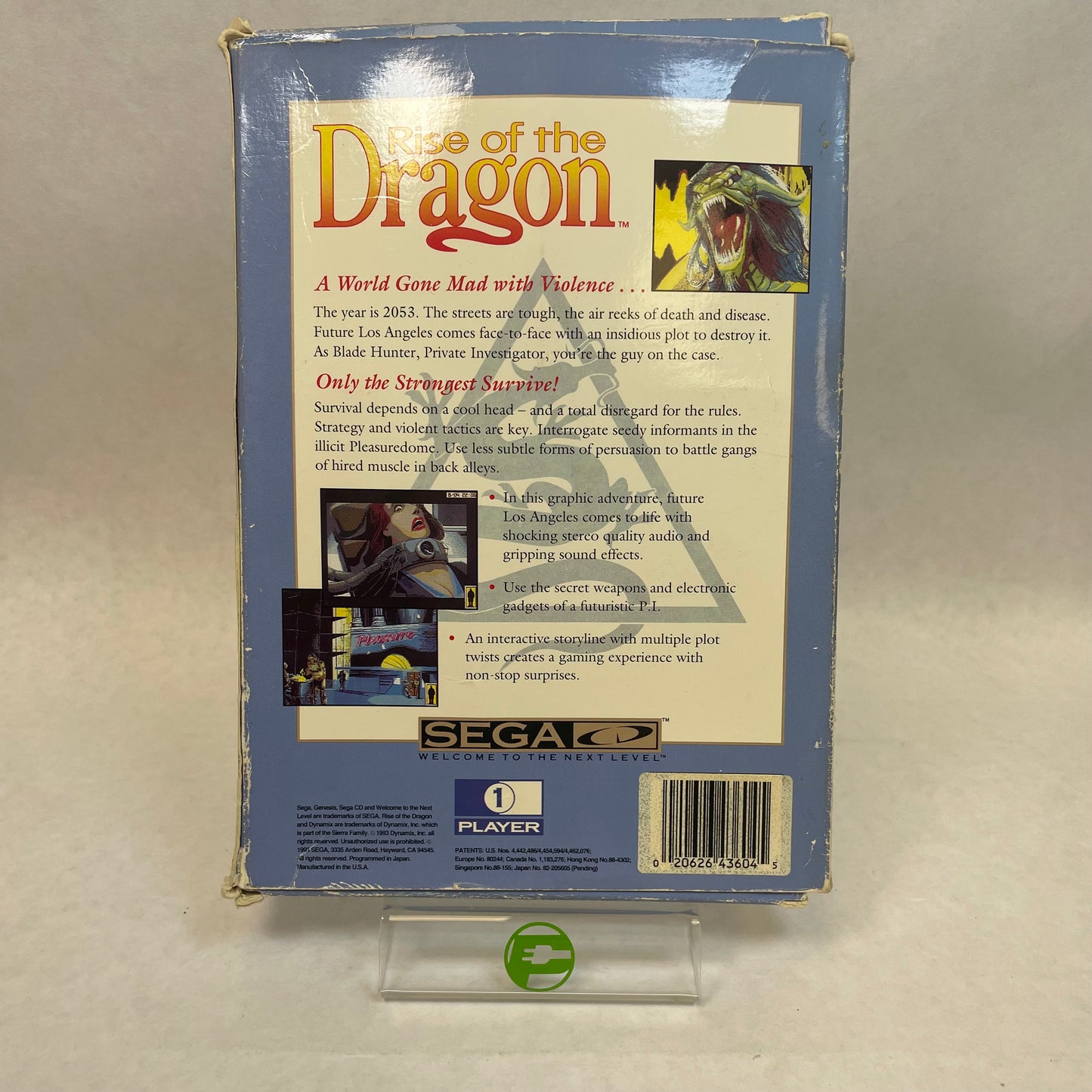 Rise of The Dragon (Sega CD, 1992)