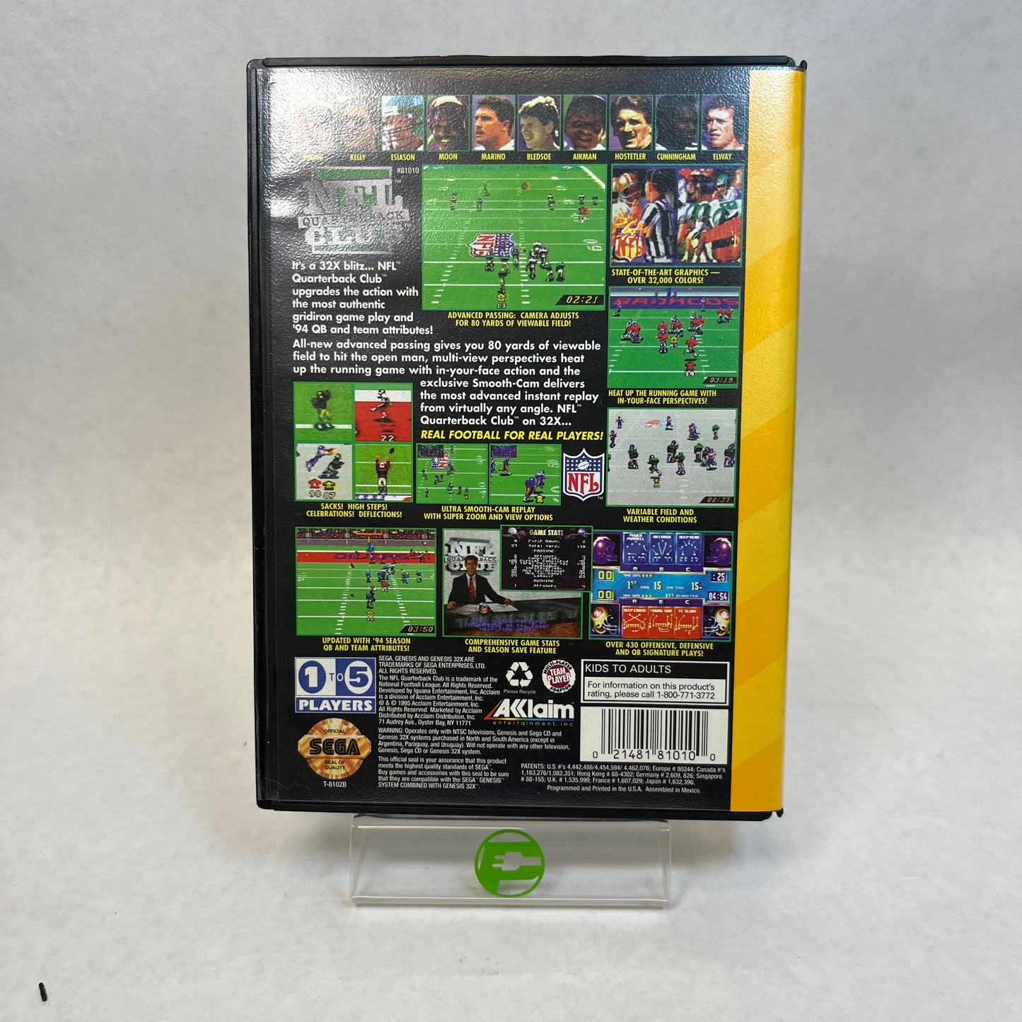 NFL Quarterback Club (Sega 32X, 1993)