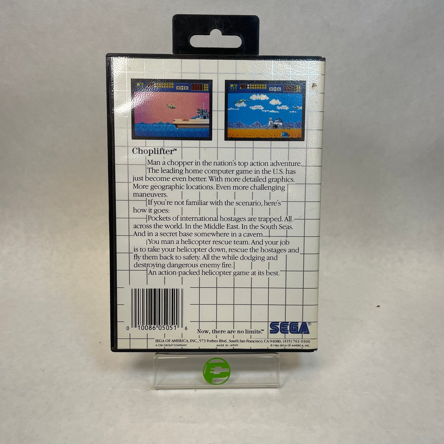 Choplifter (Sega Master System, 1982)