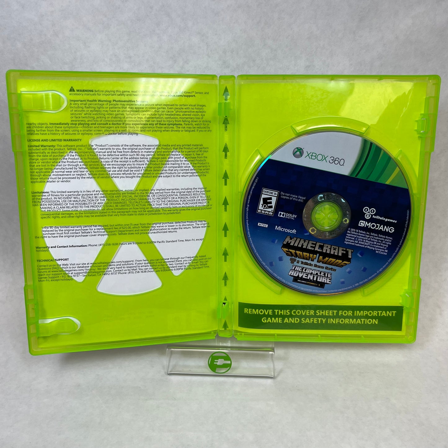 Minecraft: Story Mode Complete Adventure (Xbox 360, 2016)