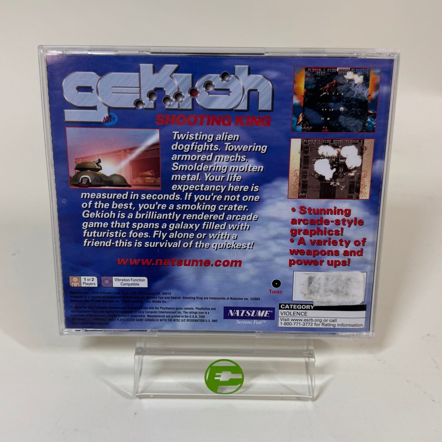 Gekioh Shooting King (Sony PlayStation 1 PS1, 1999)