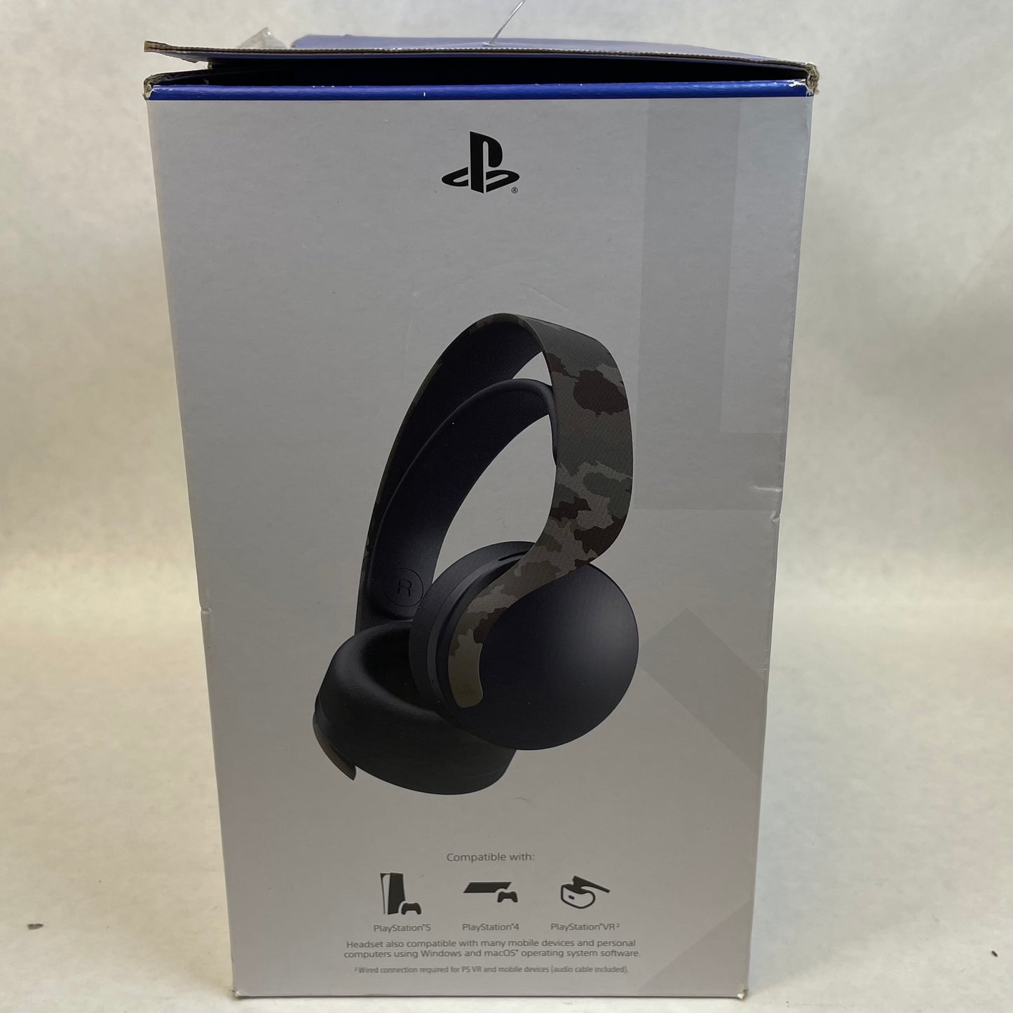 Sony Playstation 5 PS5 PULSE 3D Wireless Headset Gray Camo CFI-ZWH1
