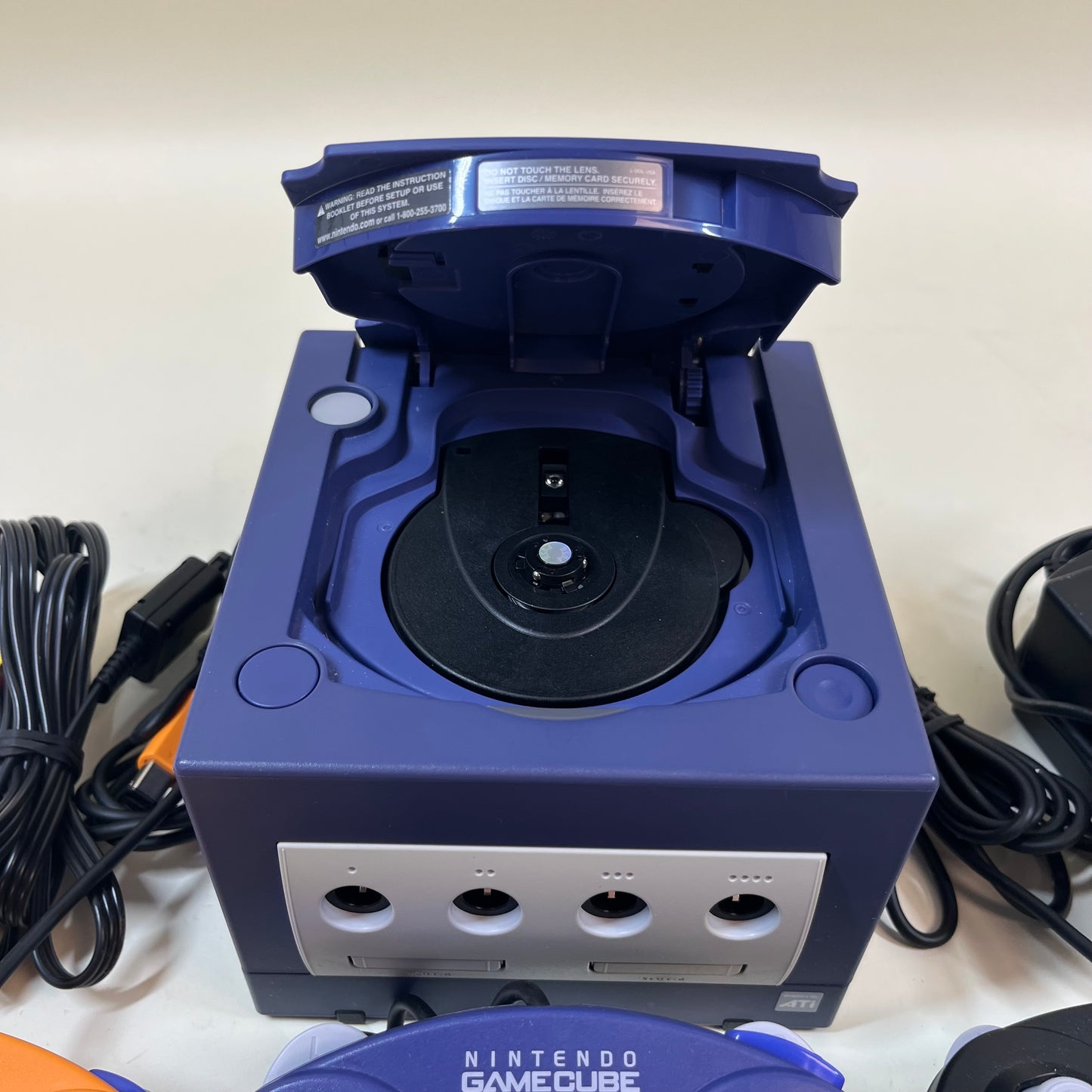 Nintendo GameCube Video Game Console DOL-001 Indigo