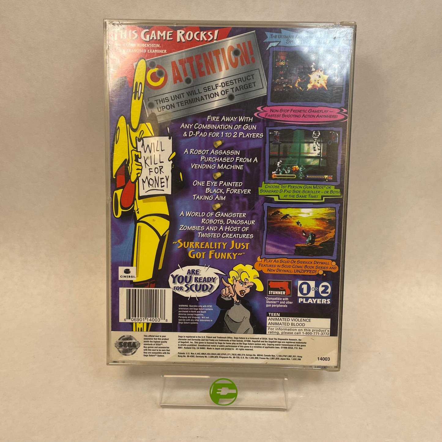 Scud The Disposable Assassin (Sega Saturn, 1997)