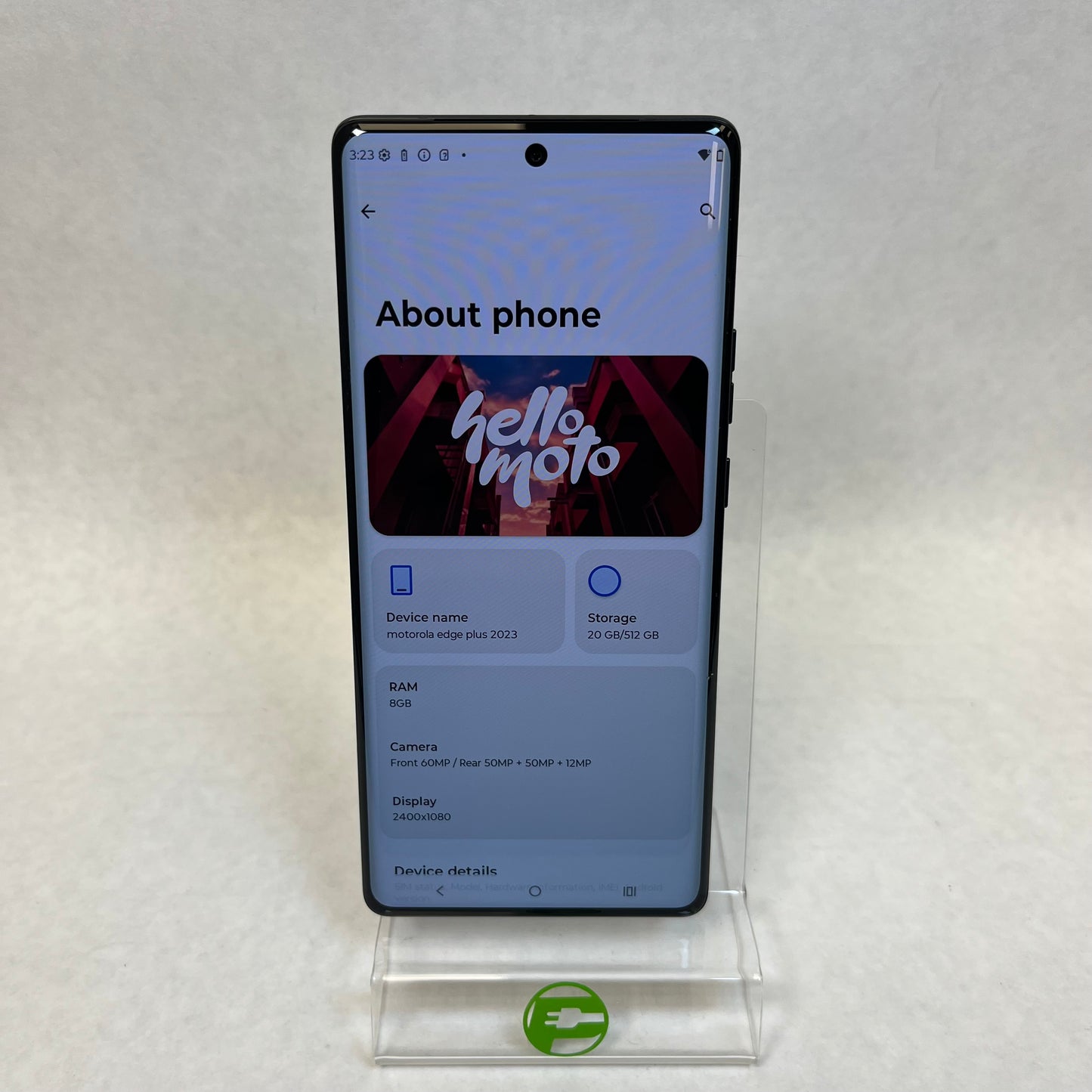 Factory Unlocked Motorola Edge+ 256GB 15 Black XT2061-1