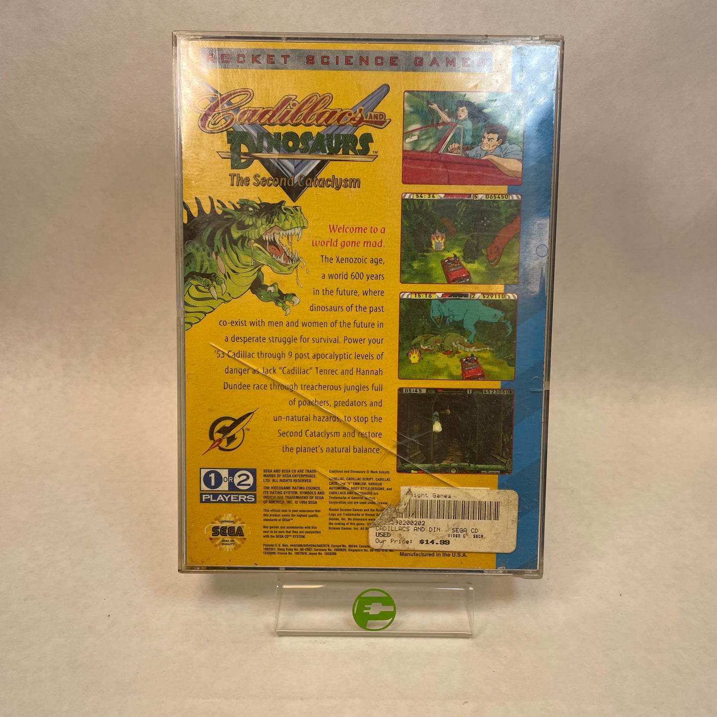 Cadillacs & Dinosaurs The Second Cataclysm (Sega CD, 1994)