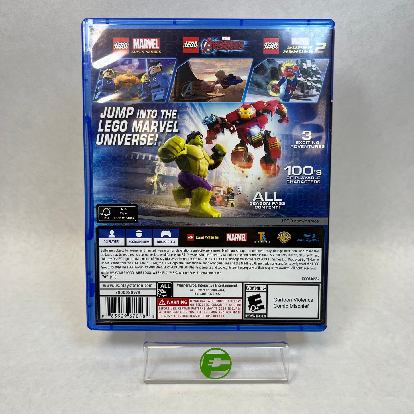 Lego Marvel Collection (Sony PlayStation 4 PS4, 2019)