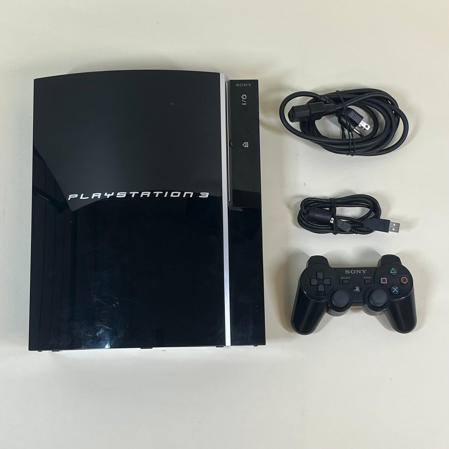 Sony PlayStation 3 Fat PS3 40GB Black Console Gaming System CECHH01