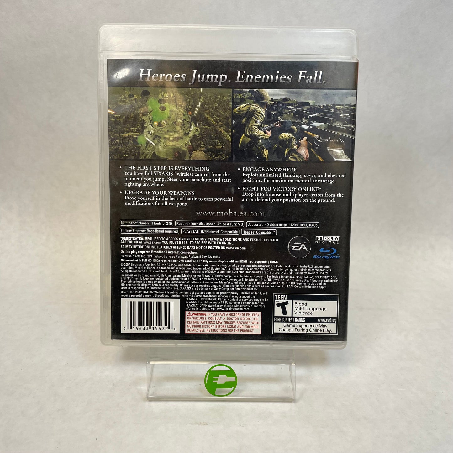 Medal of Honor Airborne (Sony PlayStation 3 PS3, 2007)