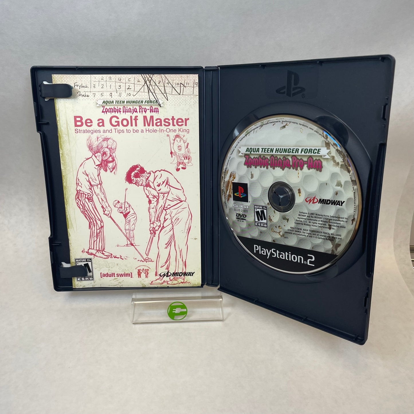 Aqua Teen Hunger Force Zombie Ninja Pro-Am (Sony PlayStation 2 PS2, 2007)
