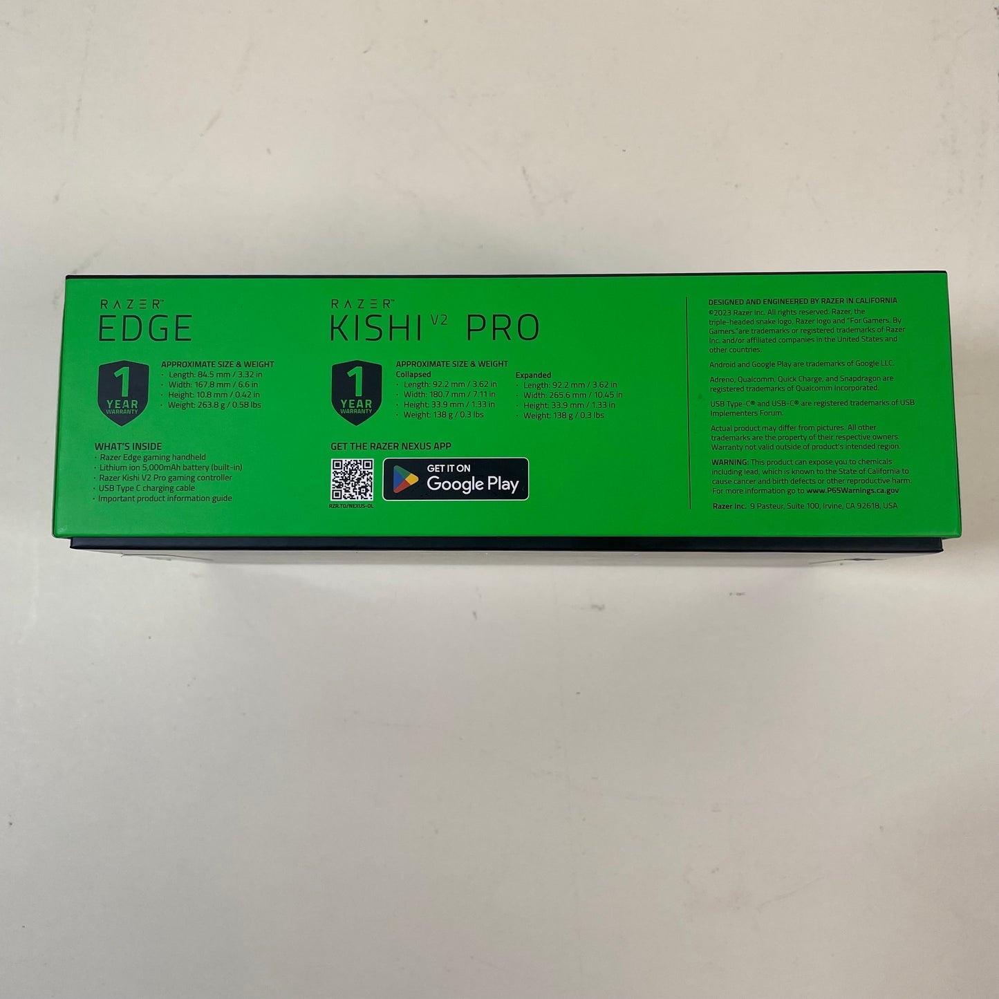 Razer Edge Handheld Gaming Device RZ45-0461 / Razer Kishi V2 Pro RZ06-0458