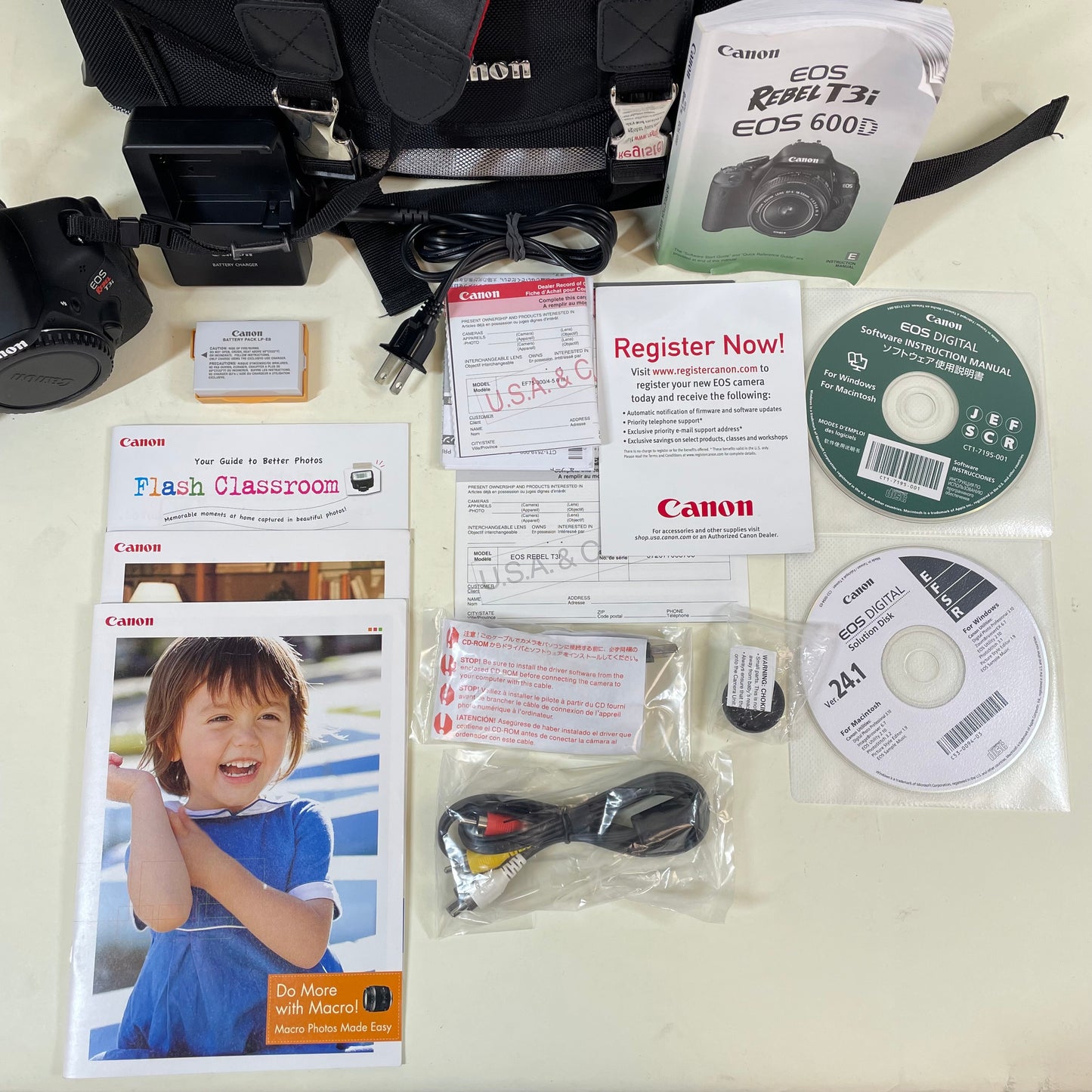 Canon EOS Rebel T3i / 600D 18.0MP Digital SLR DSLR Camera High Shutter Count