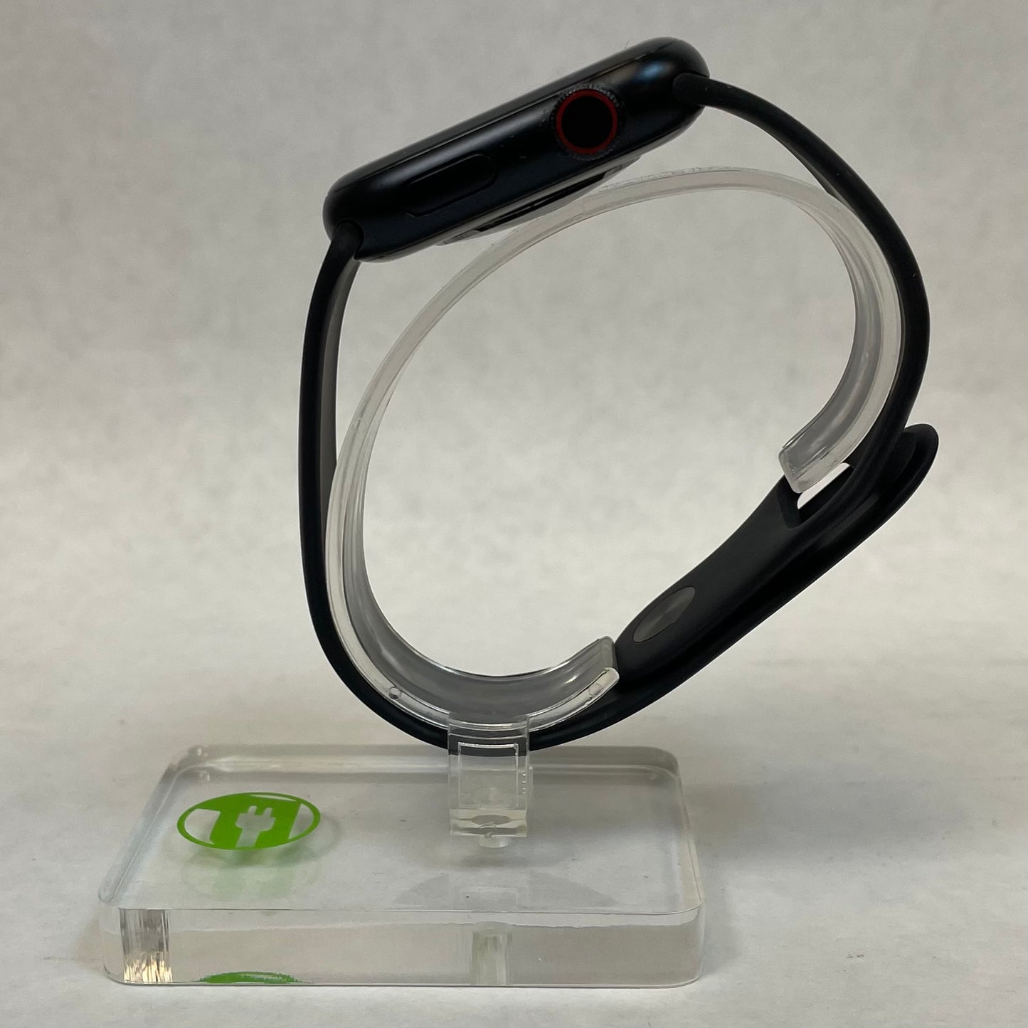 Unlocked Apple Watch Series 7 45MM Black Aluminum Black Sport Band MKJ73LL/A