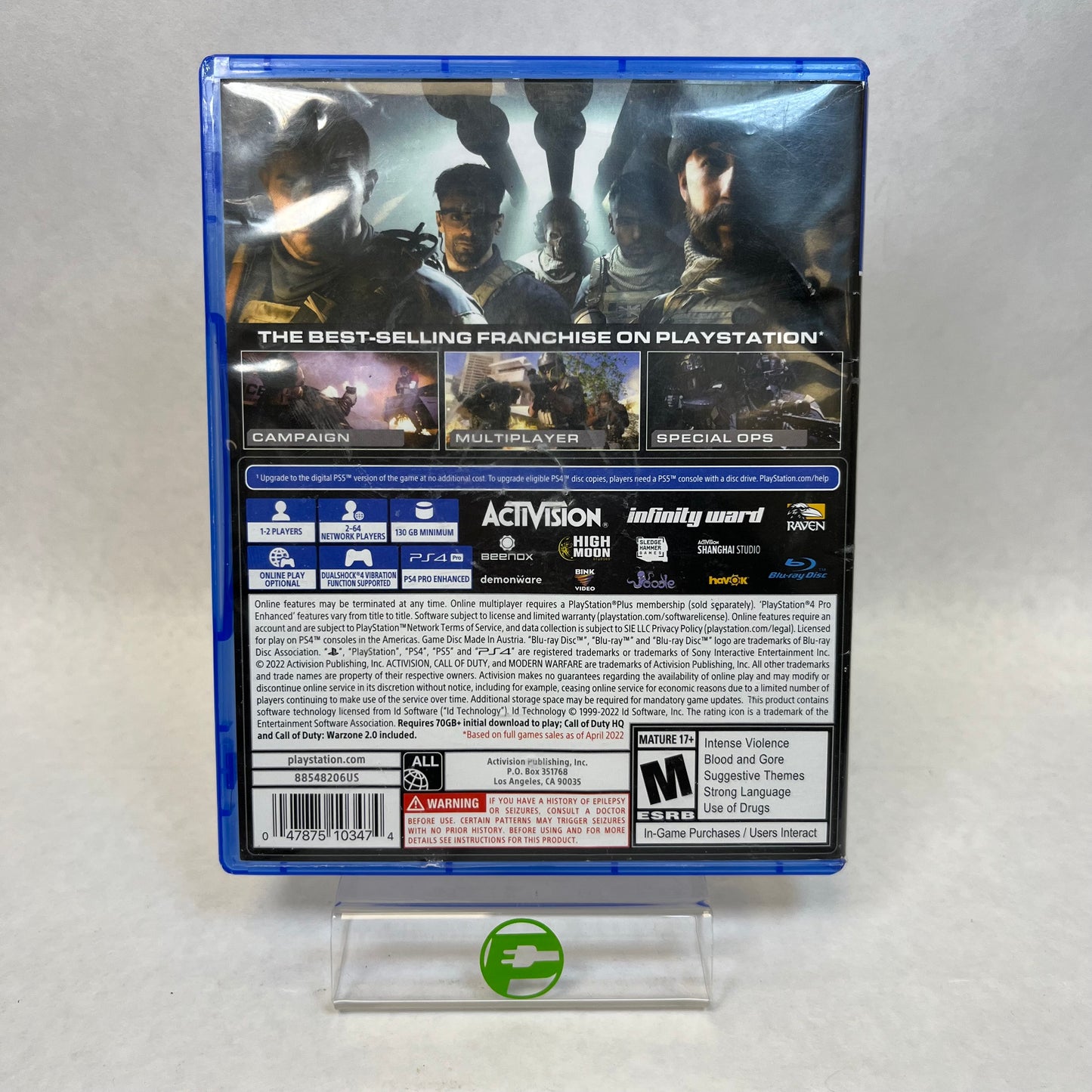 Call Of Duty Modern Warfare 2 II (Sony PlayStation 4 PS4, 2022)