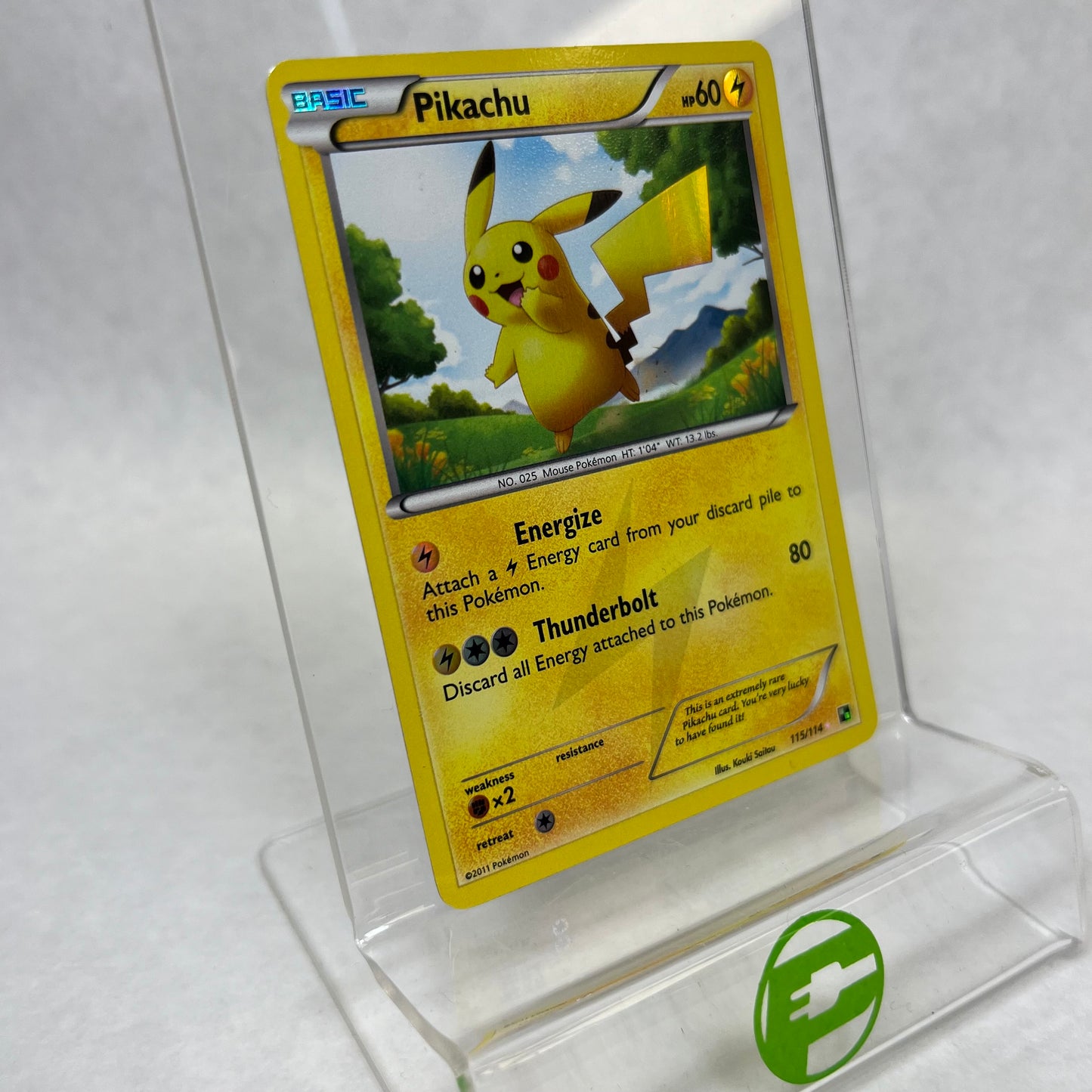Pokémon TCG Black & White Pikachu 115/114 Holo English