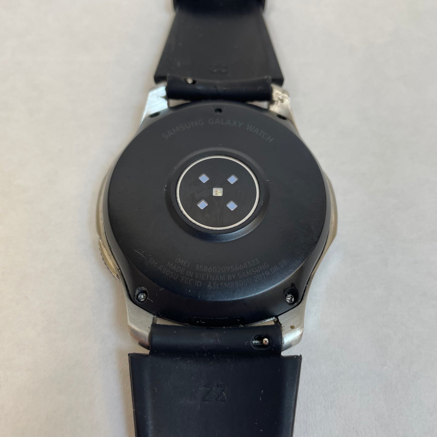 Unlocked Original Samsung Galaxy Smart Watch Aluminum Smartwatch SM-R805U Silver