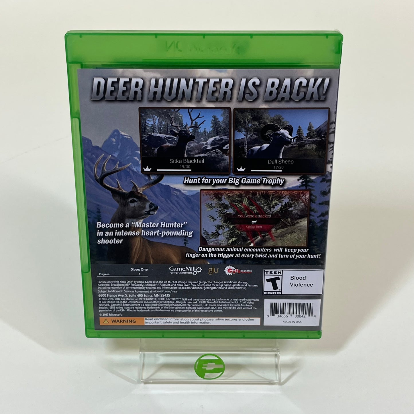 Deer Hunter Reloaded (Microsoft Xbox One, 2017)