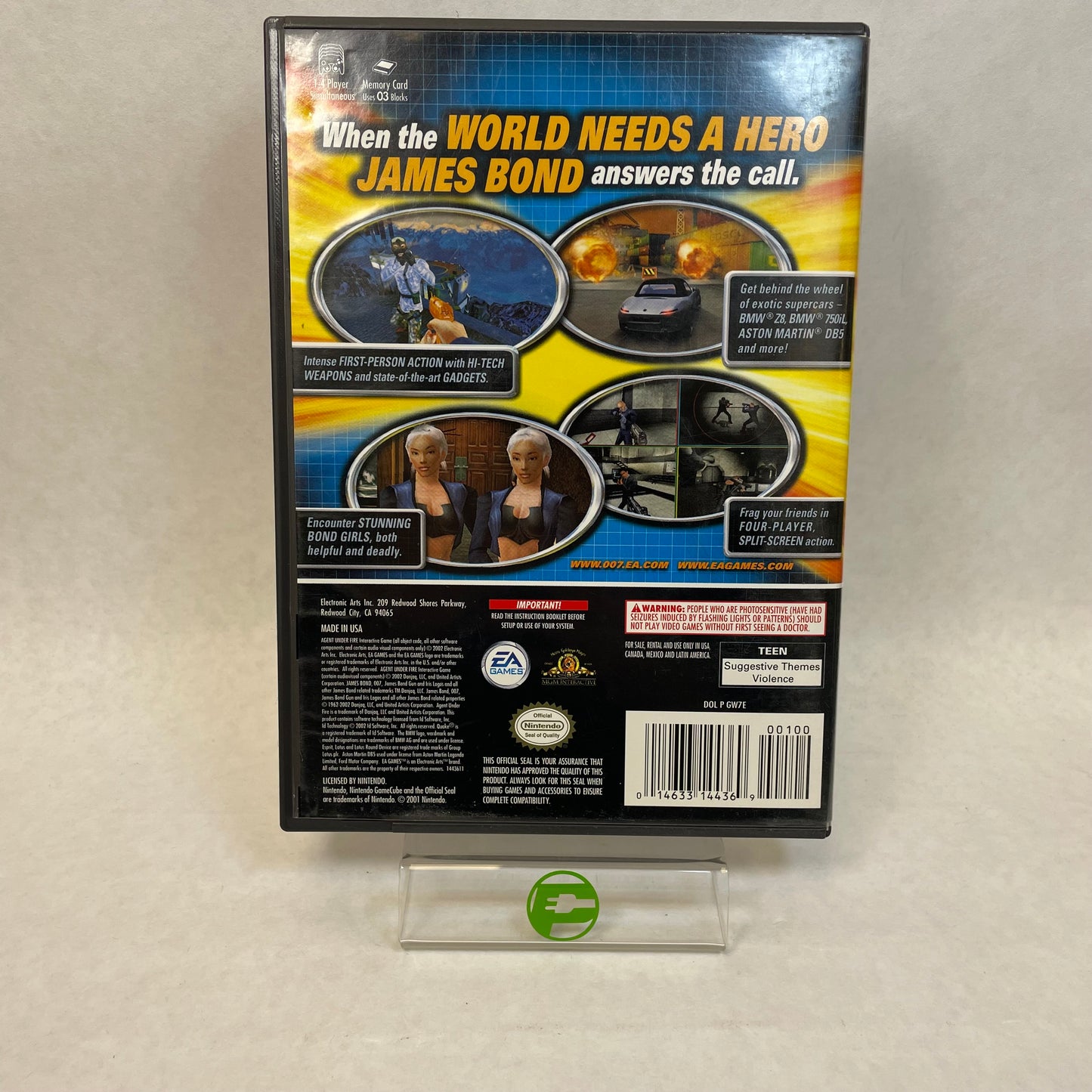 007 Agent Under Fire (Nintendo GameCube, 2001)