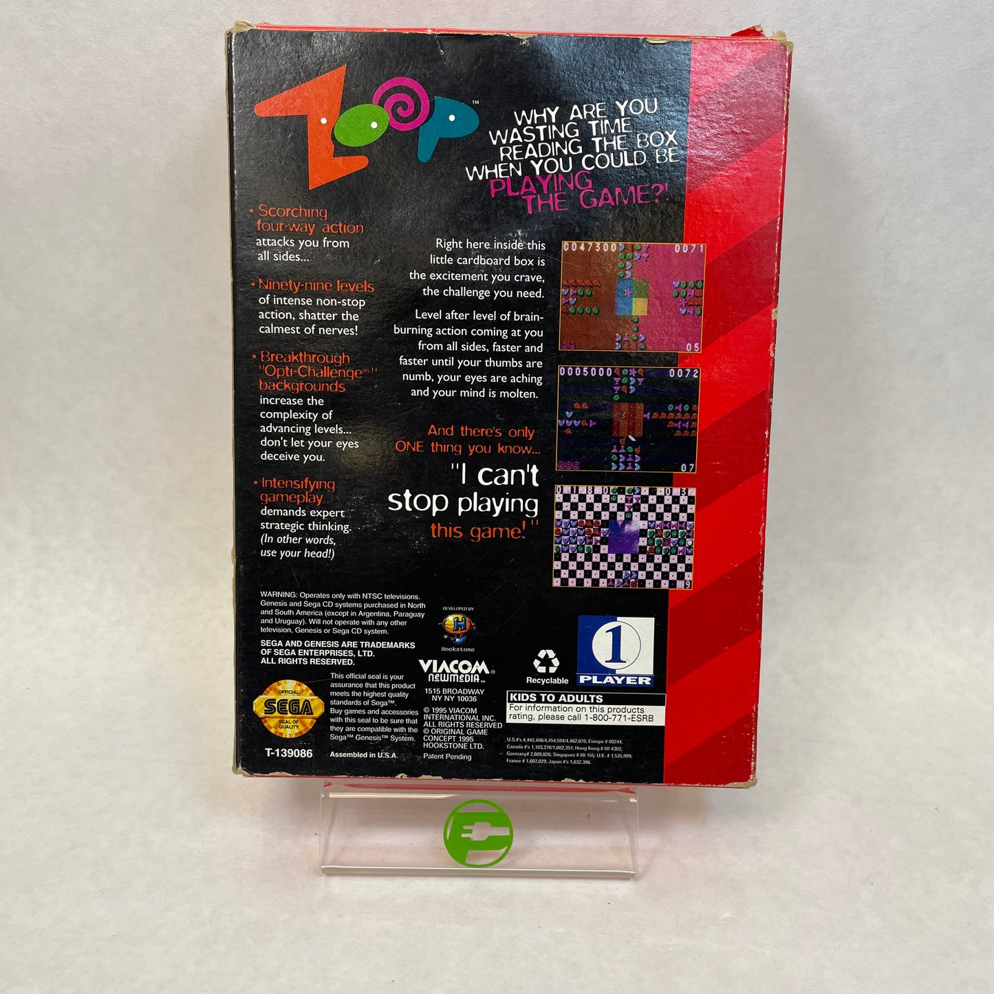 Zoop (Sega Genesis, 1995)