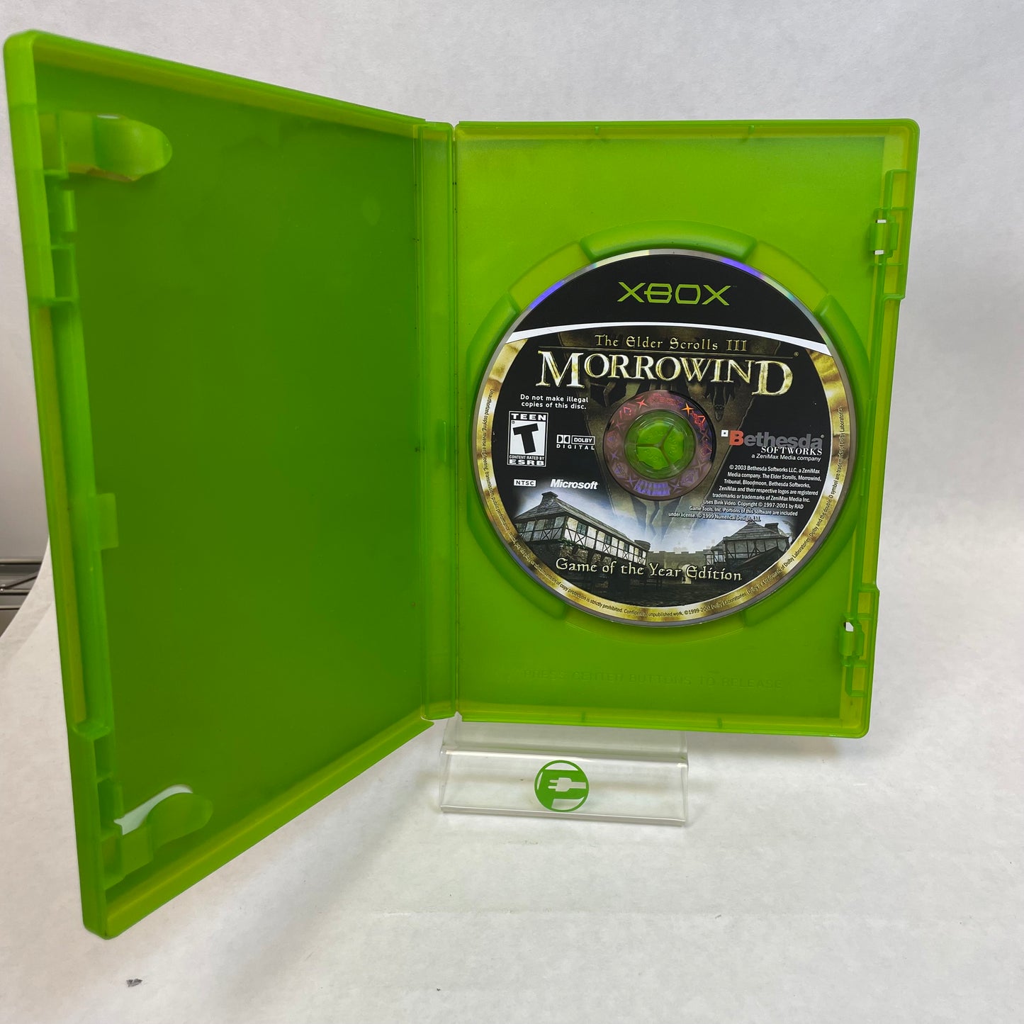 The Elder Scrolls III Morrowind GOTY Edition (Microsoft Xbox, 2003)