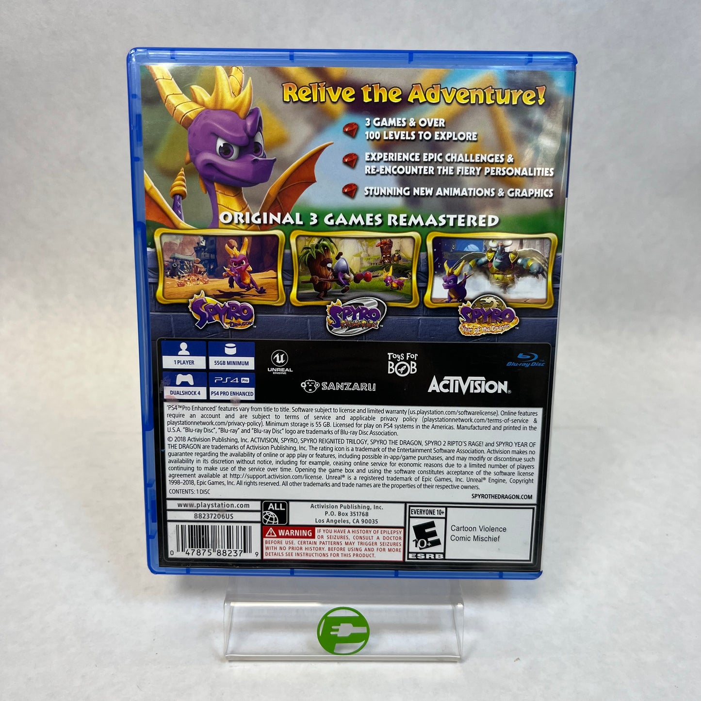 Spyro Reignited Trilogy (Sony PlayStation 4 PS4, 2018)
