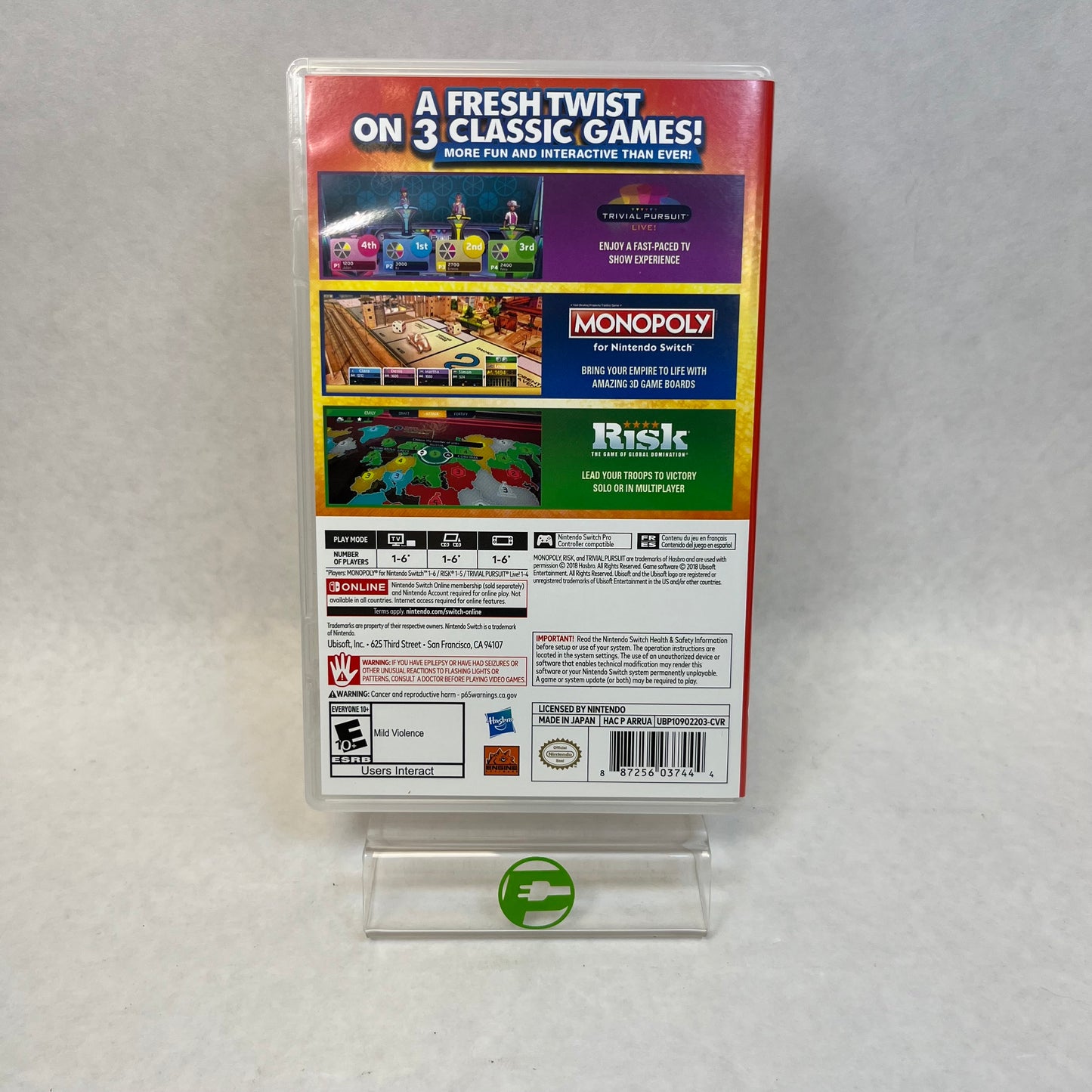 Hasbro Game Night (Nintendo Switch, 2018)