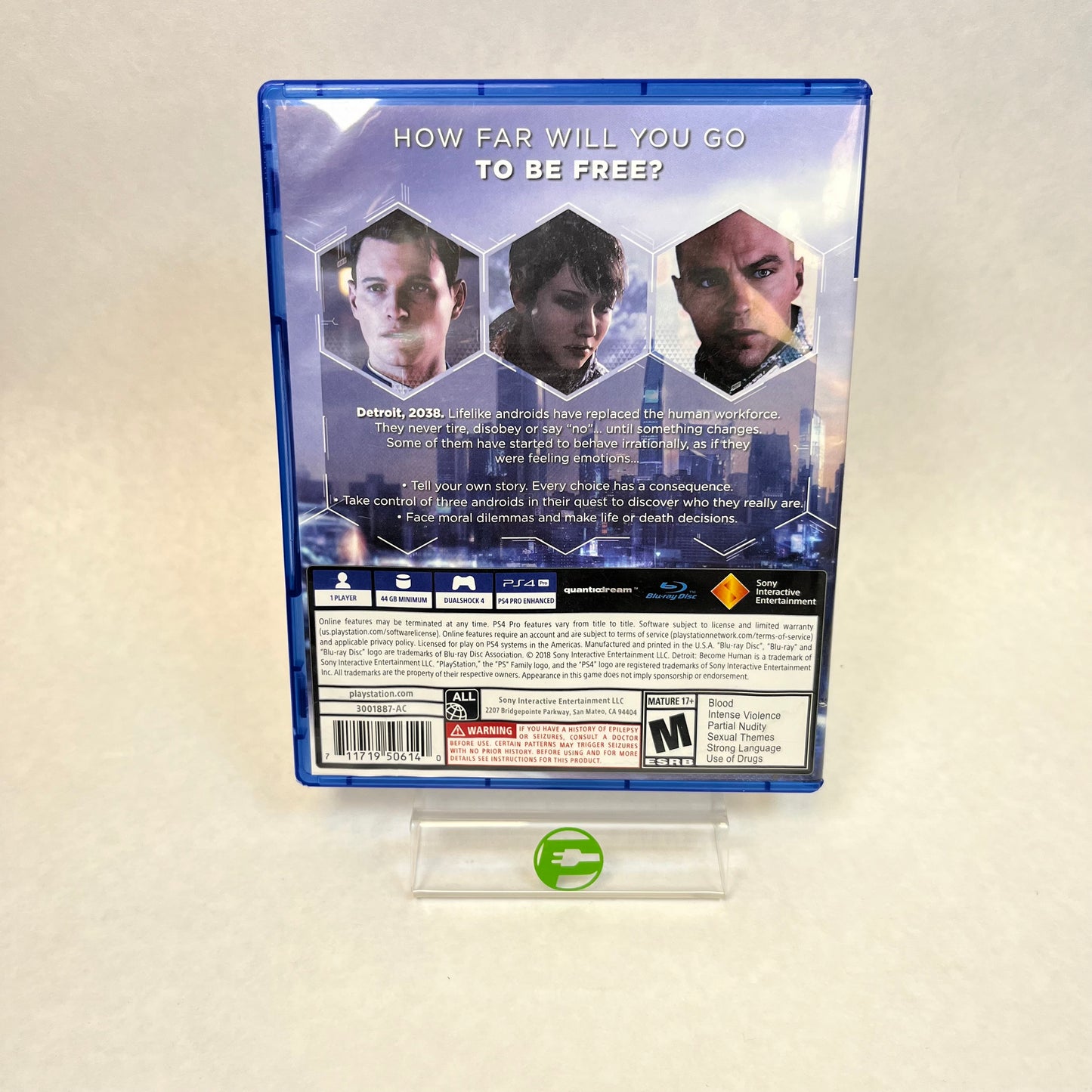 Detroit Become Human (Sony PlayStation 4 PS4, 2018)