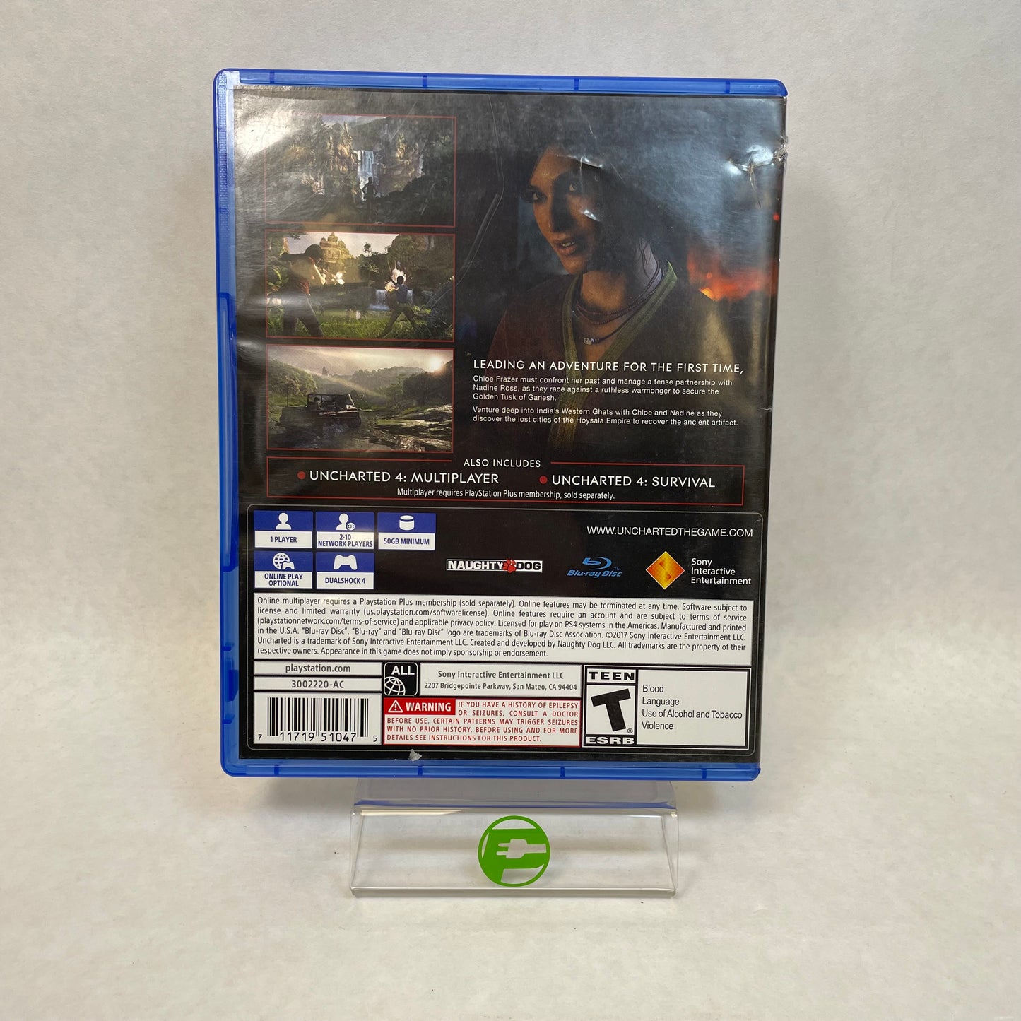 Uncharted The Lost Legacy (Sony PlayStation 4 PS4, 2017)