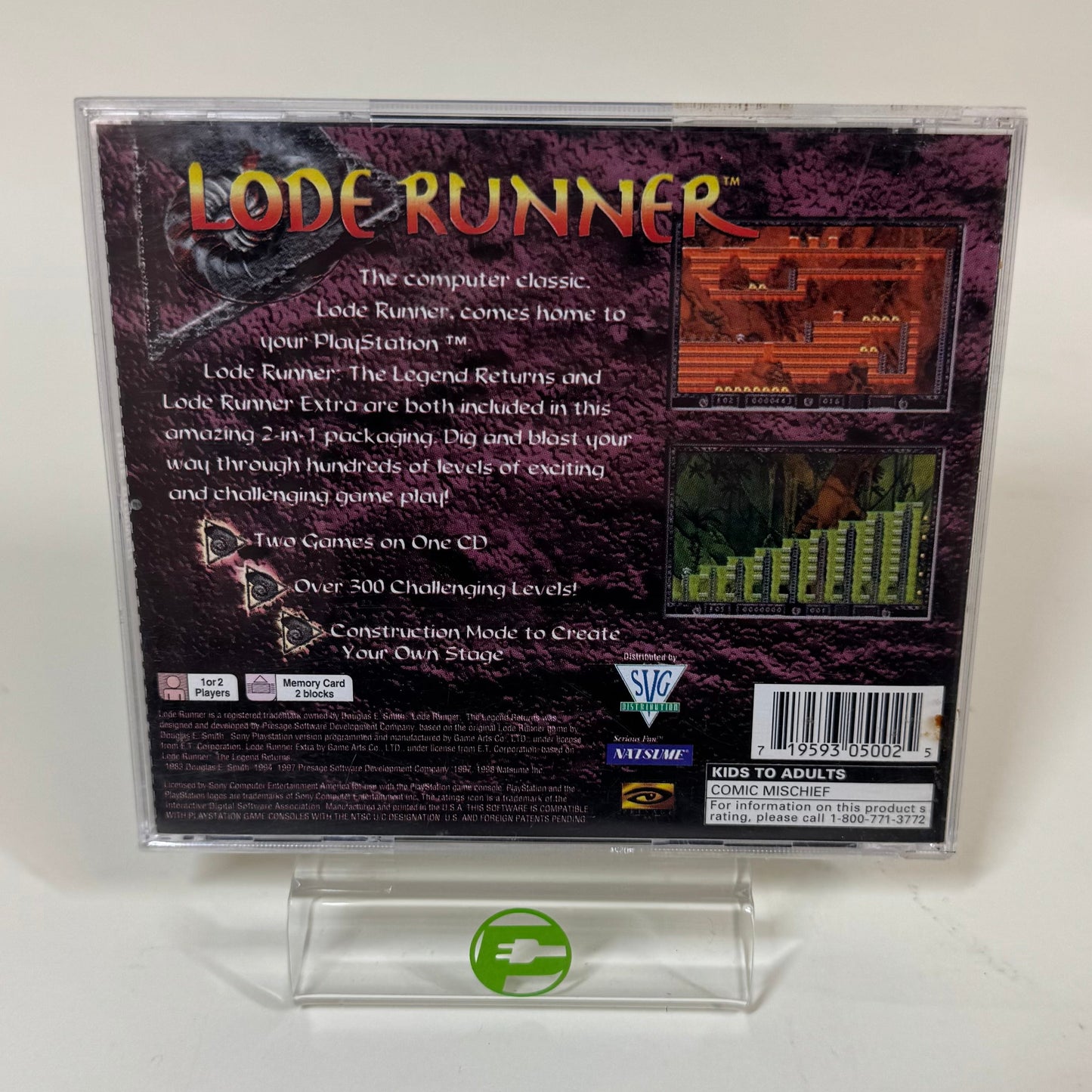 Lode Runner (Sony PlayStation 1 PS1, 1998)