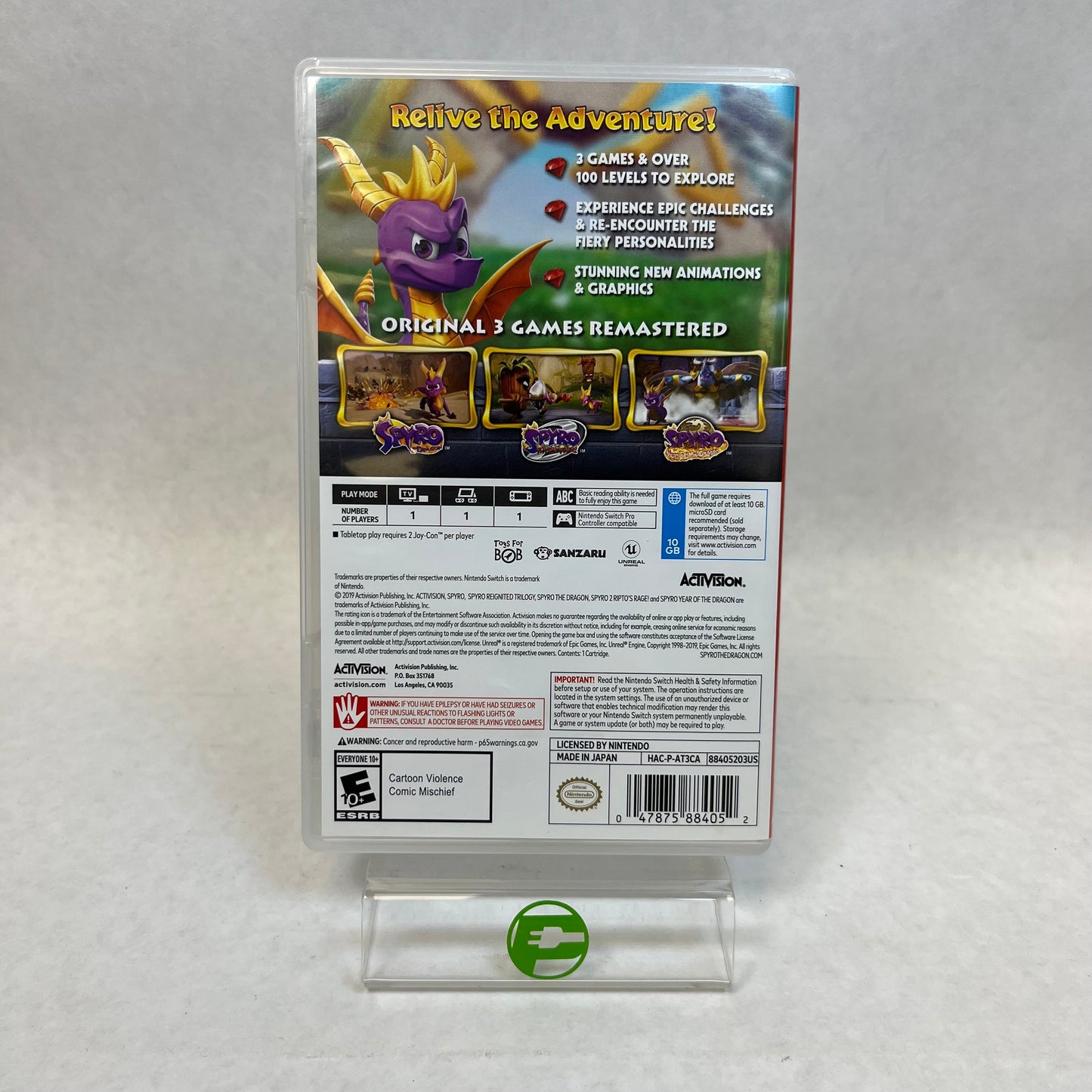 Spyro Reignited Trilogy (Nintendo Switch, 2018)