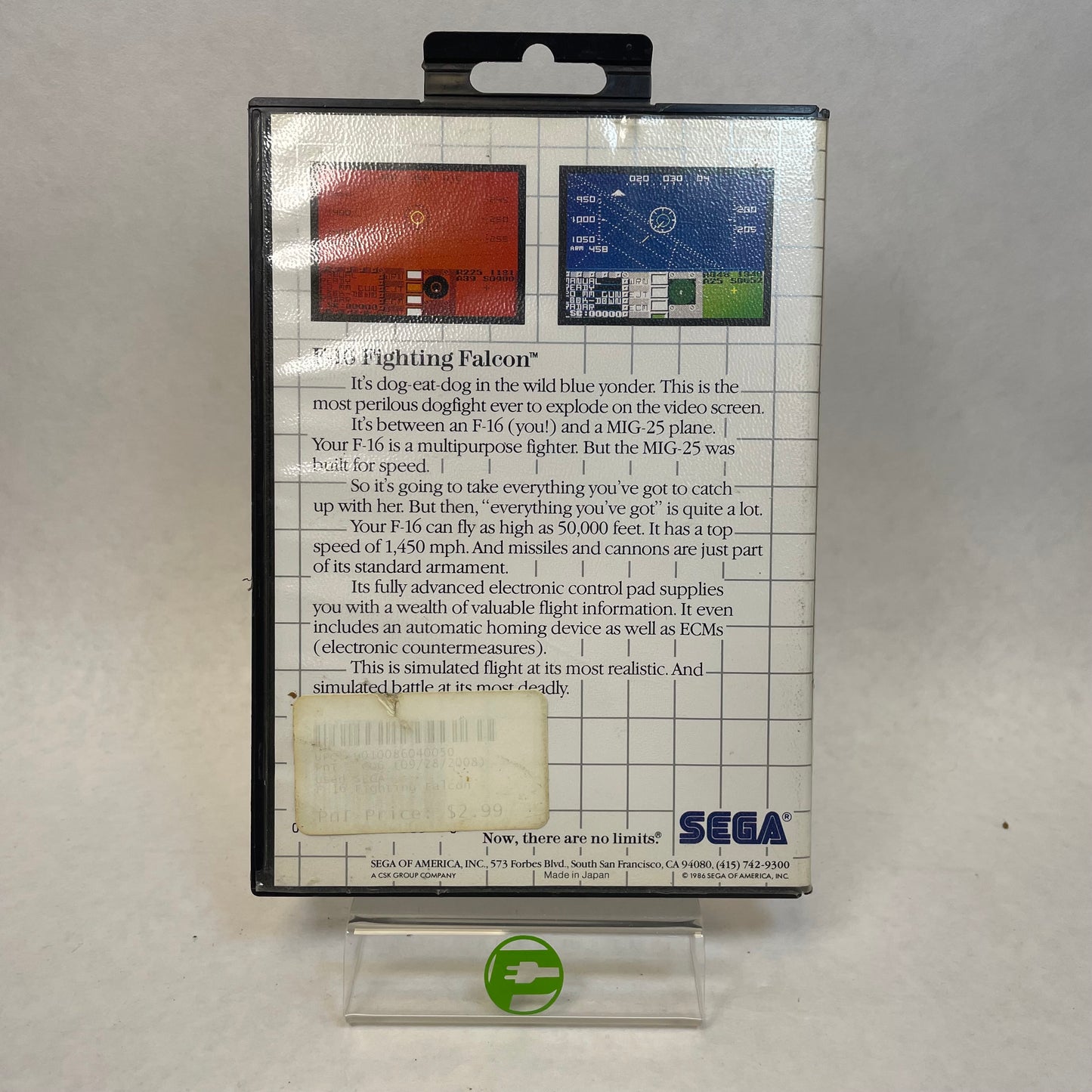 F-16 Fighting Falcon (Sega Master System, 1984)