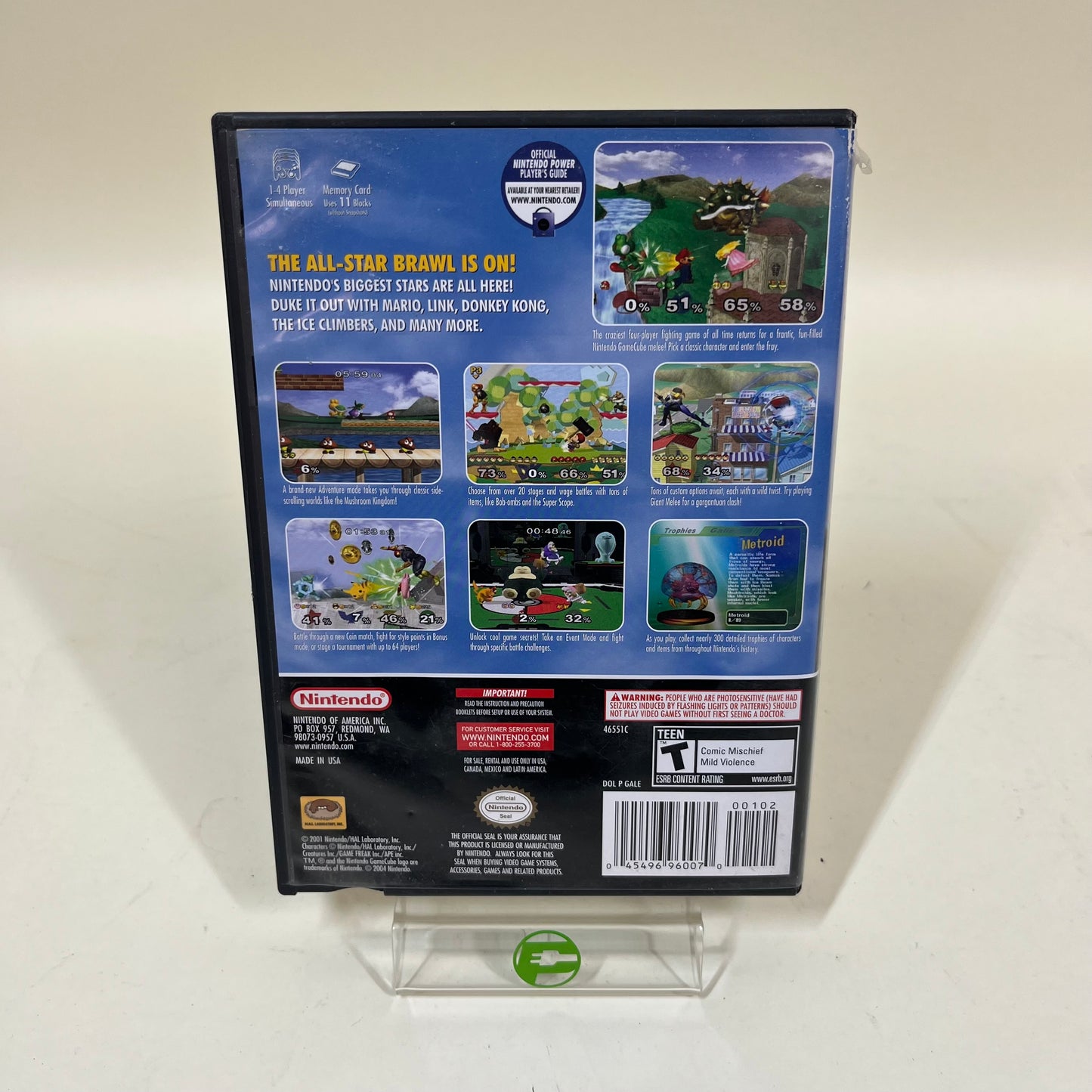 Super Smash Bros Melee (Nintendo GameCube, 2001)