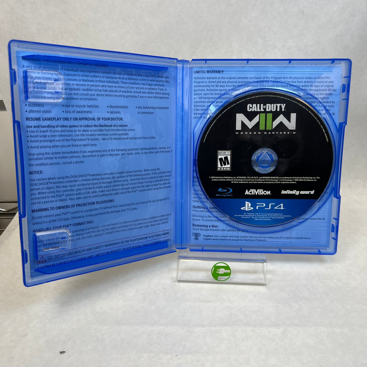 Call Of Duty Modern Warfare 2 II (Sony PlayStation 4 PS4, 2022)