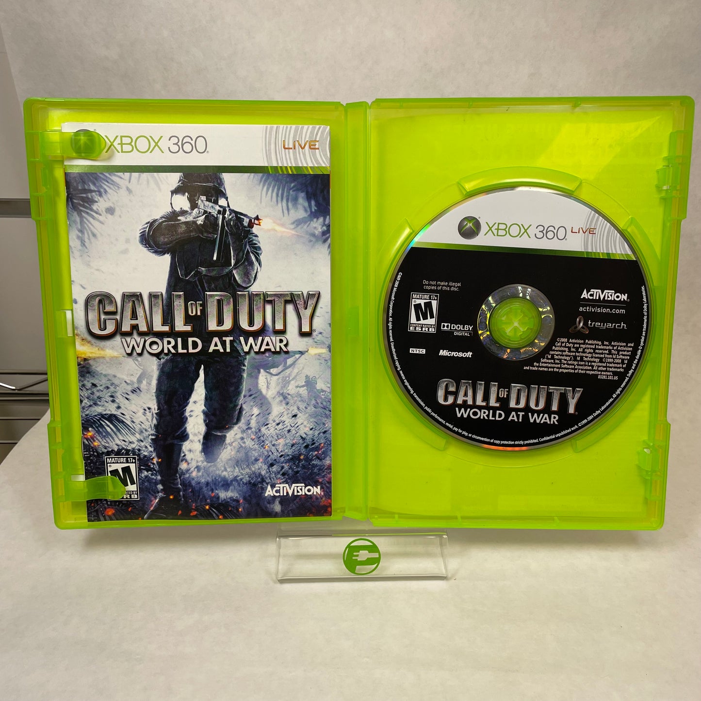 Call of Duty World At War (Microsoft Xbox 360, 2008)