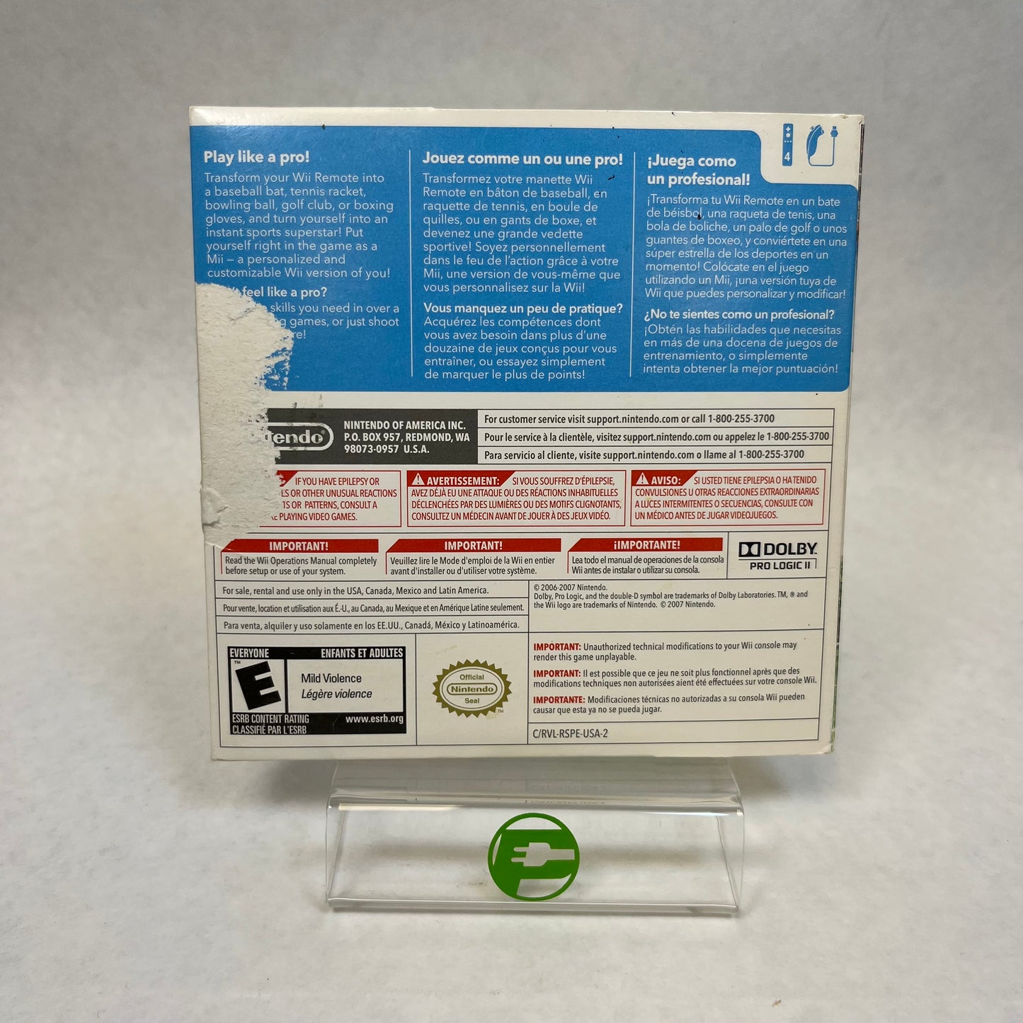 Wii Sports (Nintendo Wii, 2006)