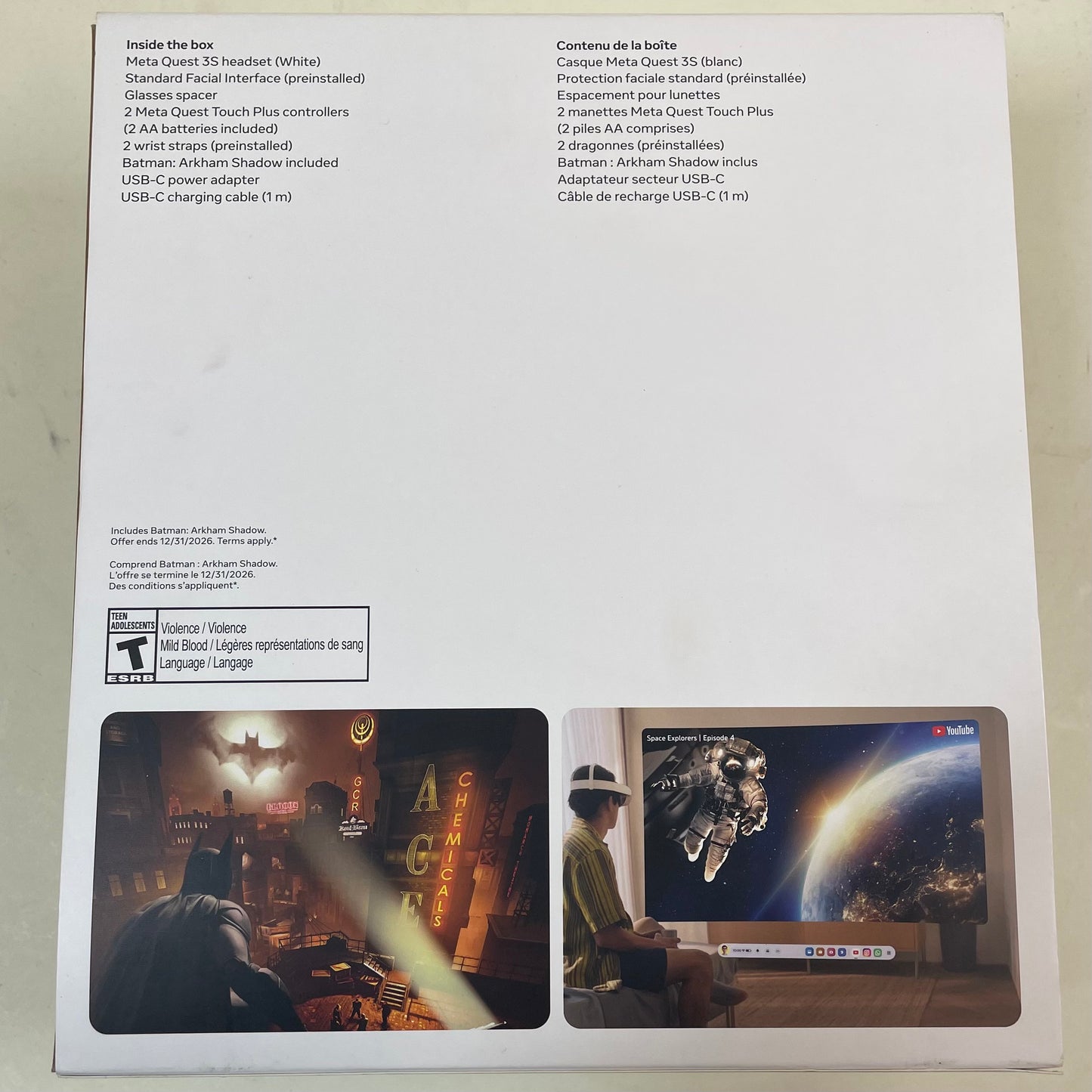 Meta Quest 3S 128GB Standalone All-in-One VR Headset S3A