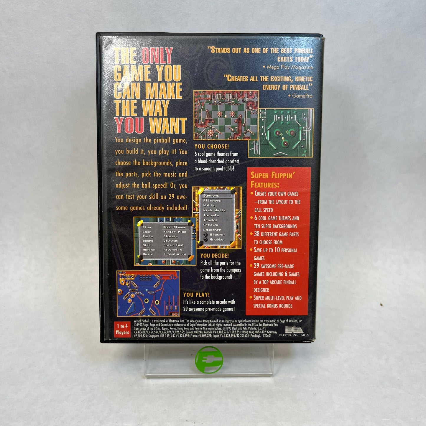 Virtual Pinball (Sega Genesis, 1993)