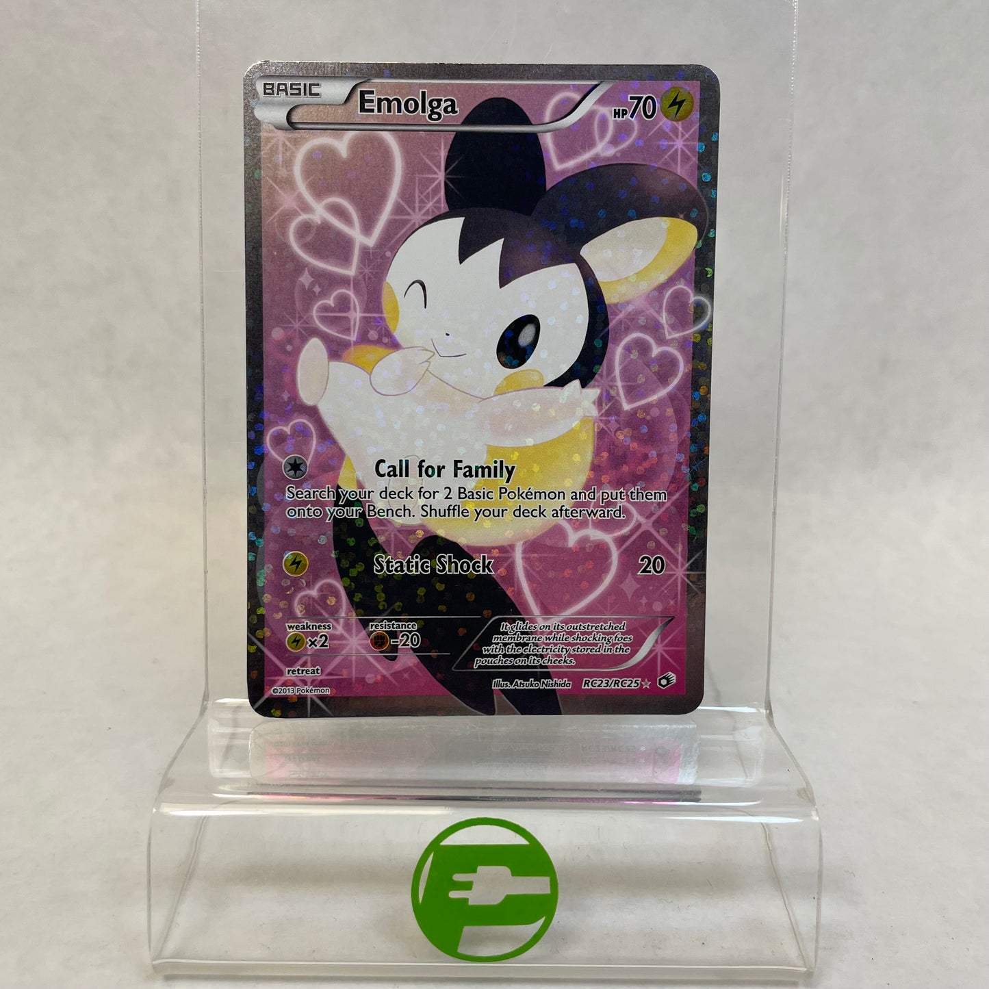 Pokémon TCG Legendary Treasures: Radiant emolga rc23/rc25 English