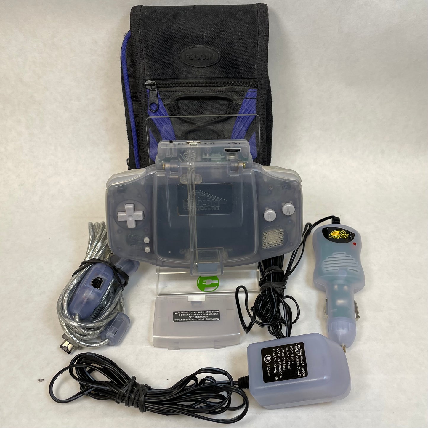 Nintendo Game Boy Advance Handheld Game Console AGB-001 Clear