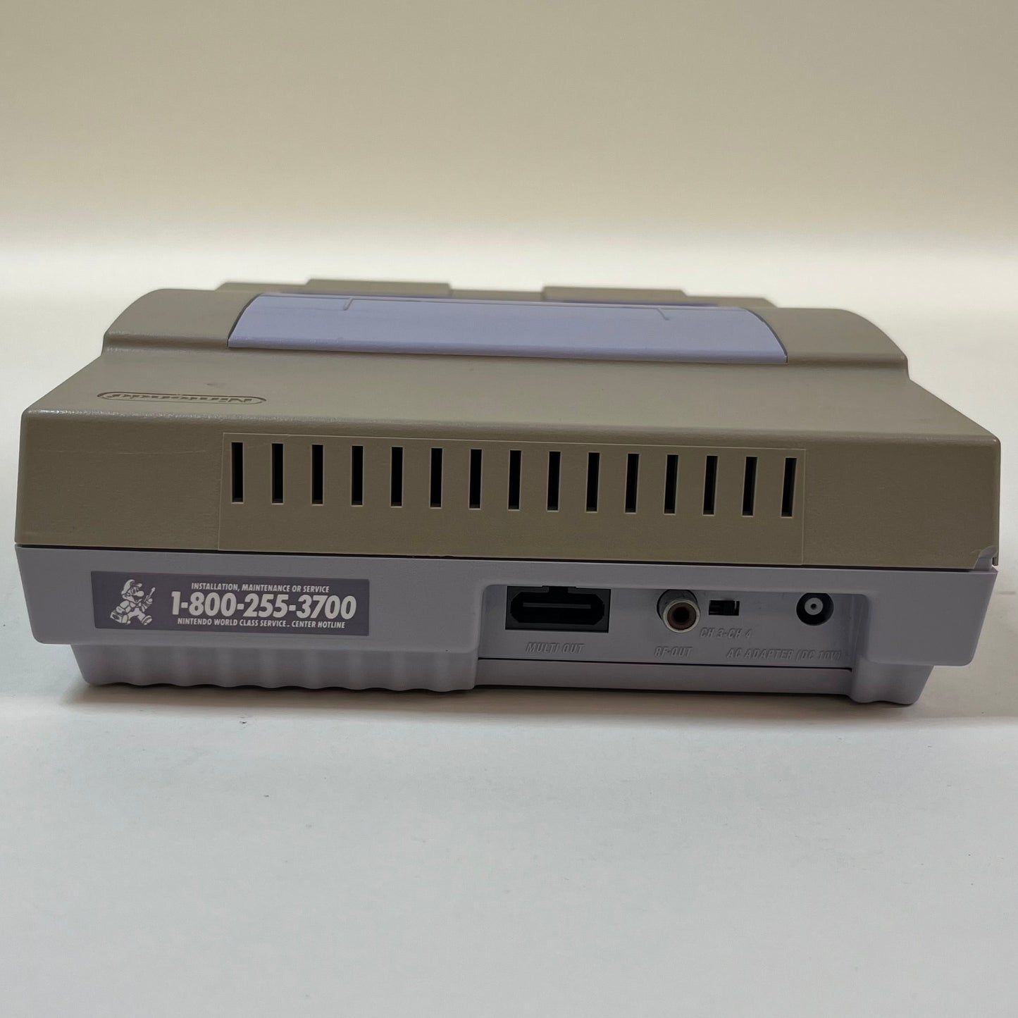 Super Nintendo Entertainment System SNES Video Game Console SNS-001 Grey